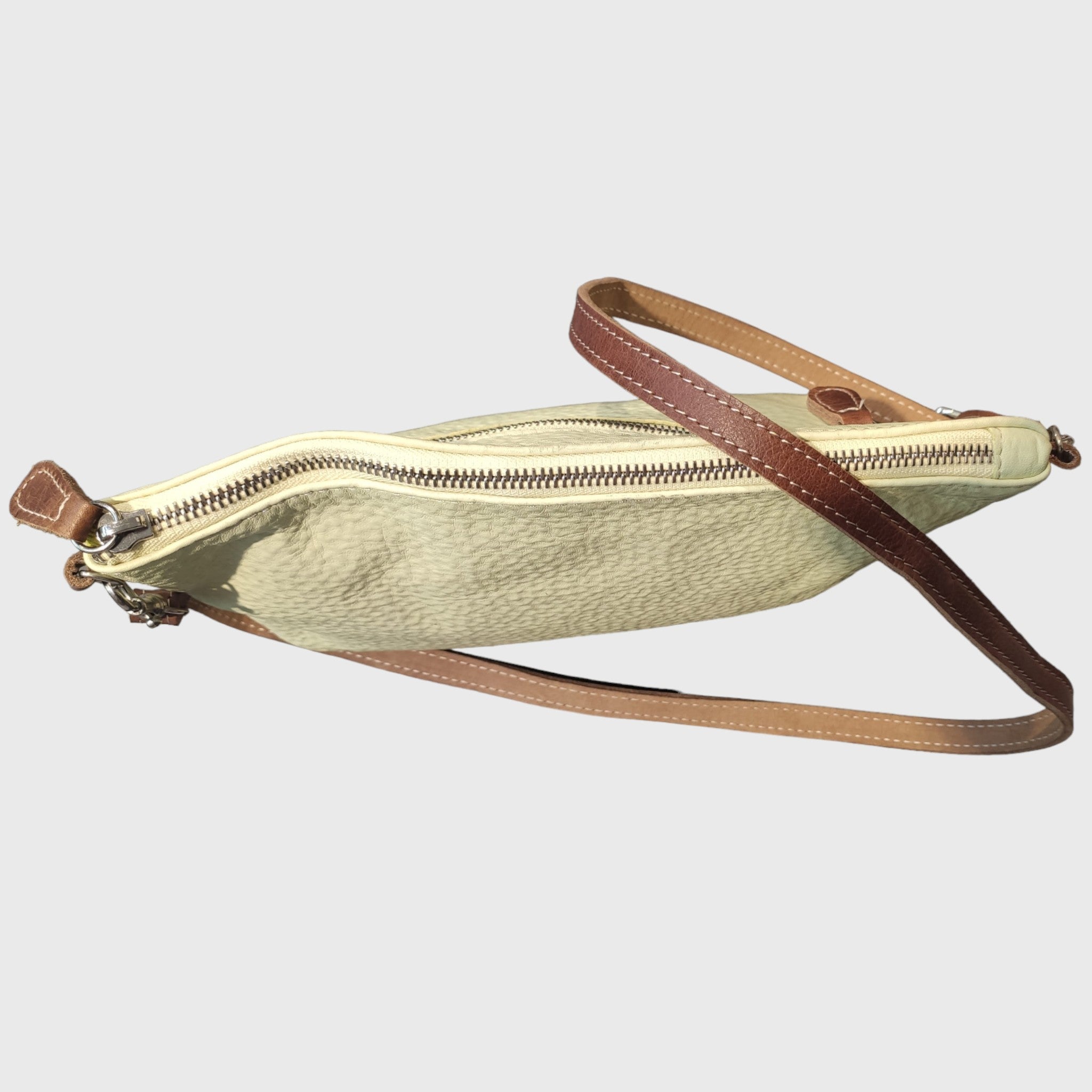 Pelletteria Pelle Nuda Milano, Artigianato italiano, vera pelle, borsa donna, Martina verde