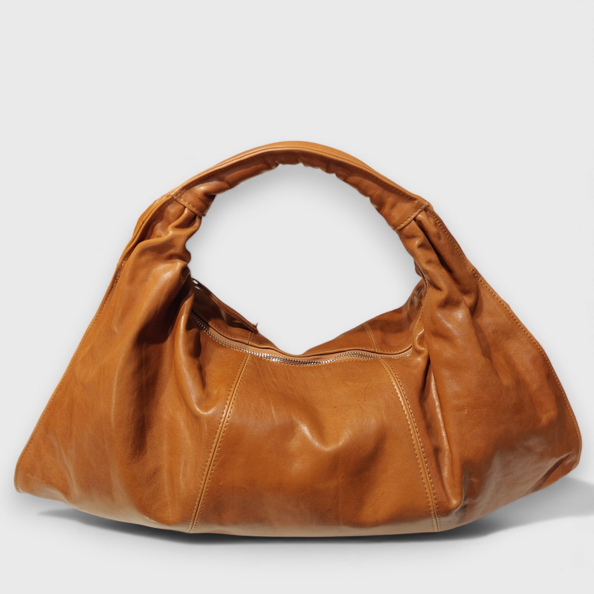 Pelletteria Pelle Nuda Milano, Artigianato Italiano, Vera pelle, Negozio borse donna, Melisa marrone