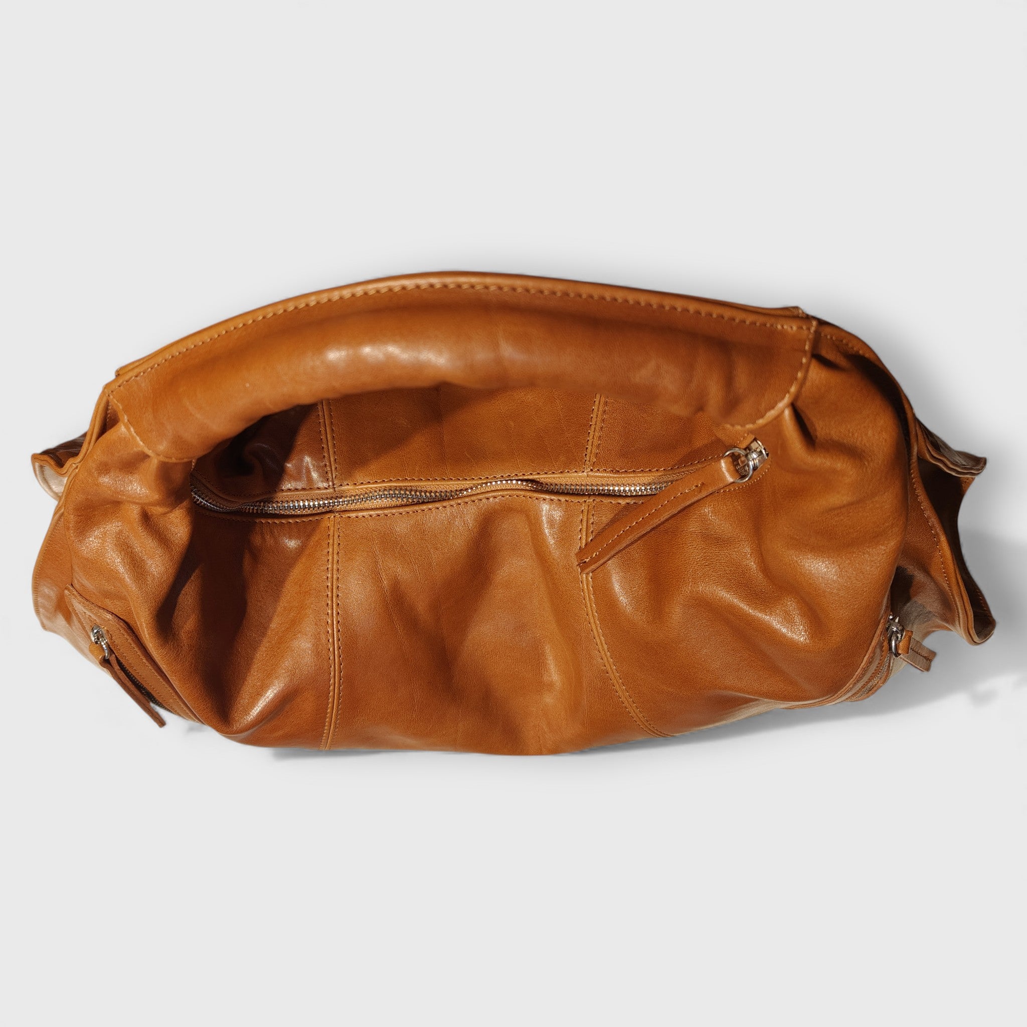 Pelletteria Pelle Nuda Milano, Artigianato Italiano, Vera pelle, Negozio borse donna, Melisa marrone