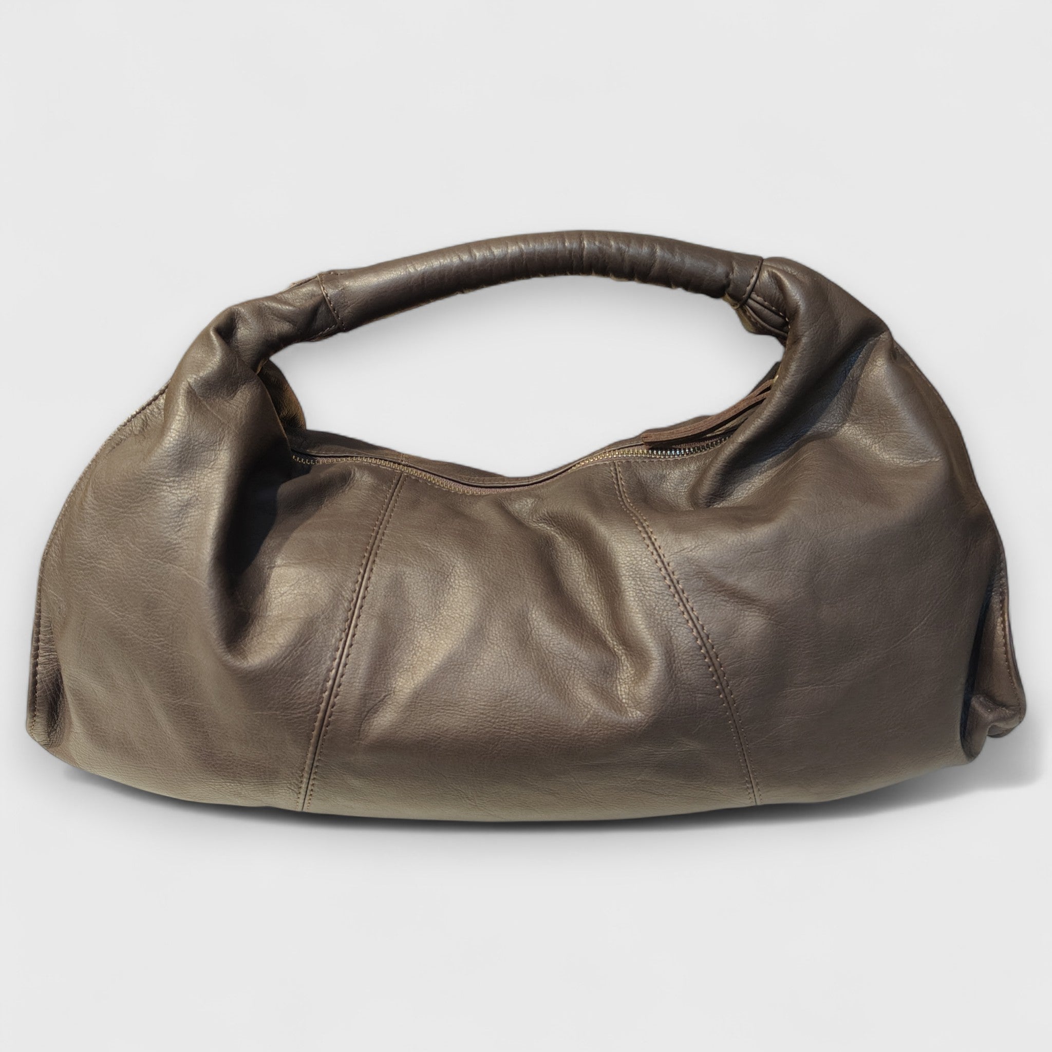 Pelletteria Pelle Nuda Milano, Artigianato Italiano, Vera pelle, Negozio borse donna, Melisa marrone