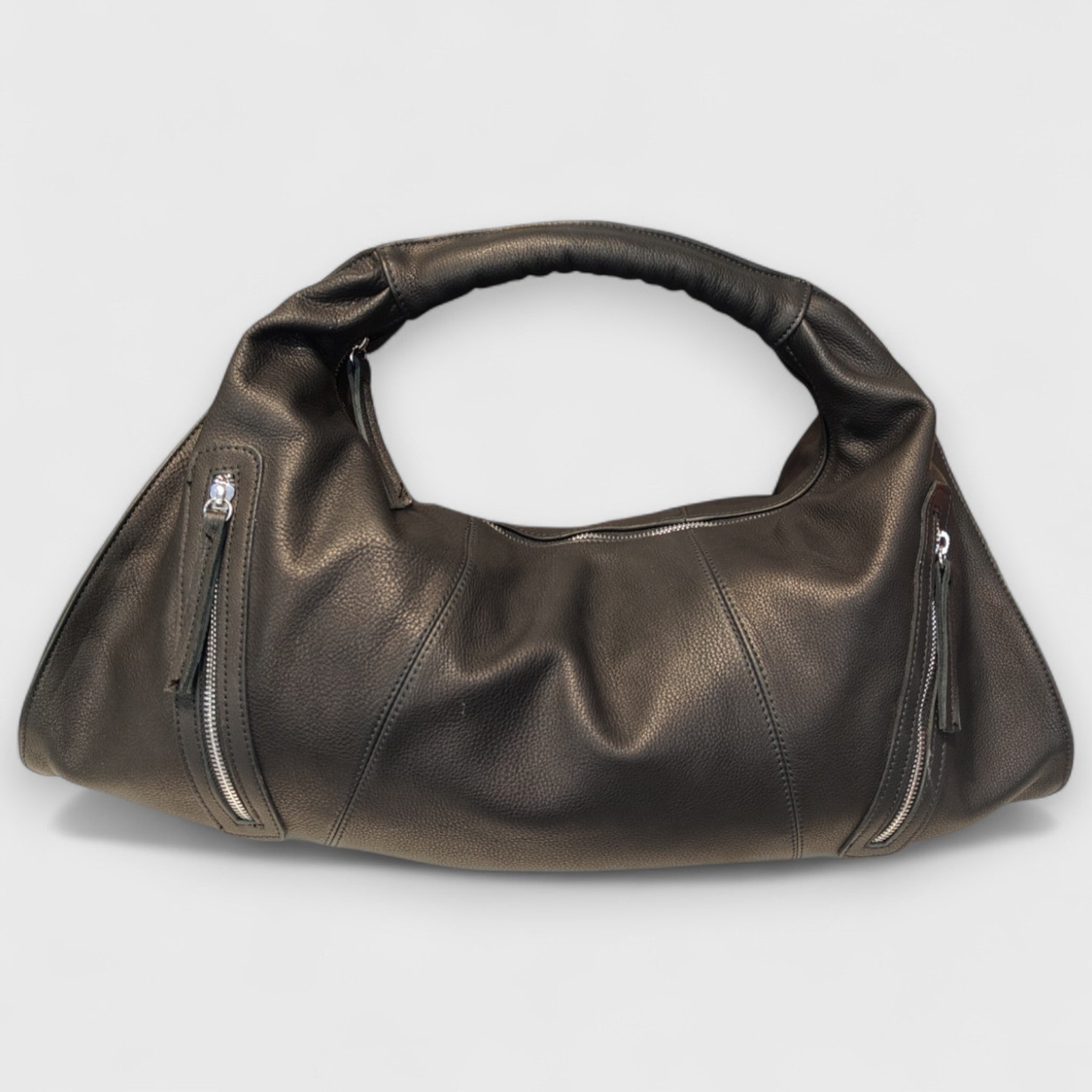 Pelletteria Pelle Nuda Milano, Artigianato Italiano, Vera Pelle, Negozio borse donna, Melisa nero