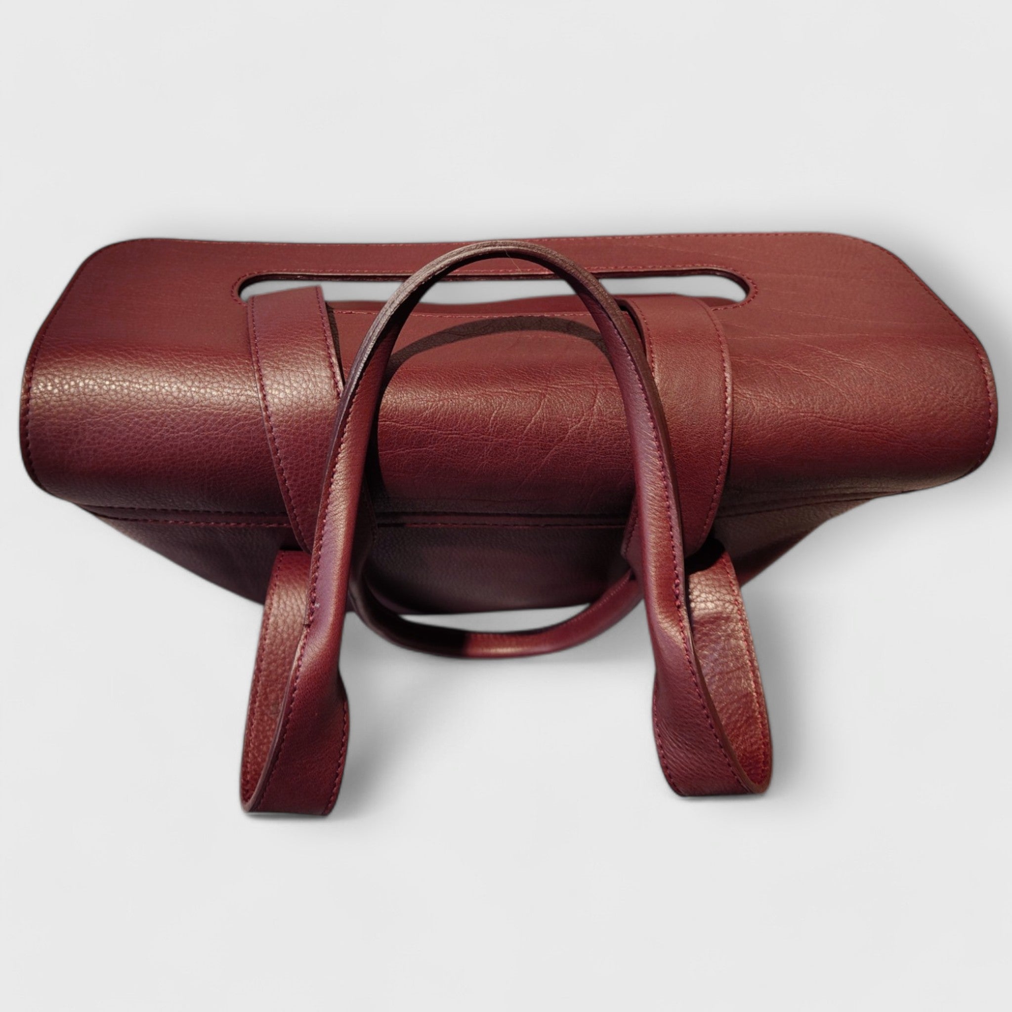 Pelletteria Pelle Nuda Milano, Vera pelle, Artigianato italiano, borsa donna, Chiara borgogna