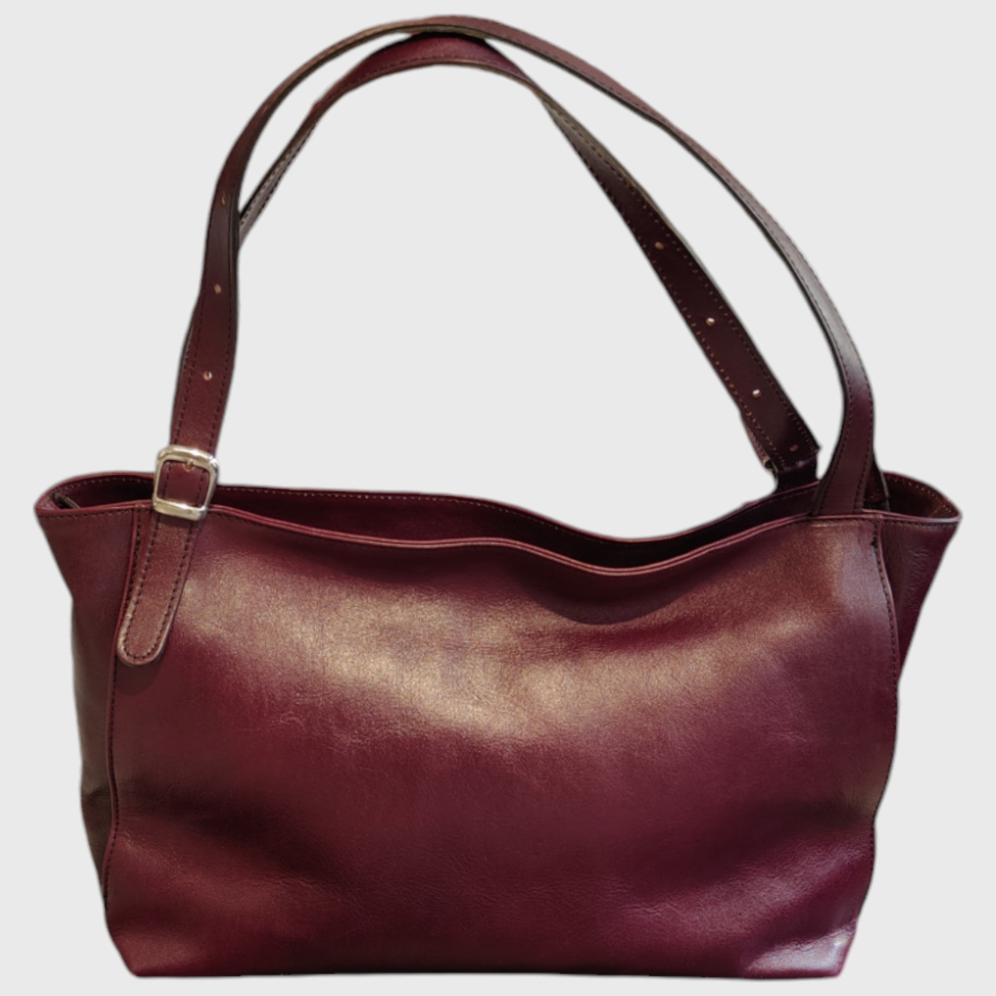 Pelletteria Pelle Nuda Milano, Artigianato italiano, vera pelle, borsa donna, Roxanne bordeaux