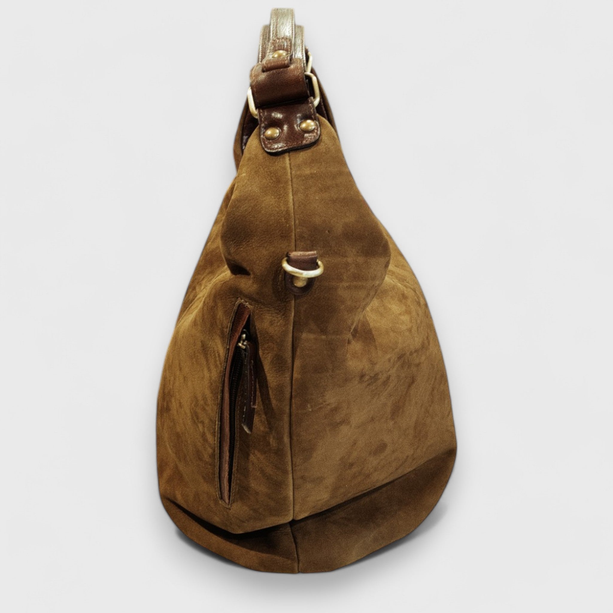 Pelletteria Pelle Nuda Milano, Artigianato Italiano, vera pelle, negozio borse donna, Sacca Croce verde