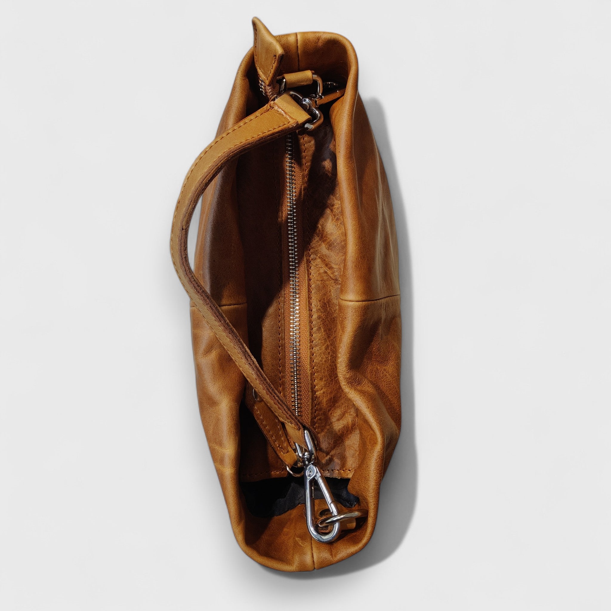 Pelletteria Pelle Nuda Milano, Artigianato italiano, Vera pelle, Borse donna, Sara marrone