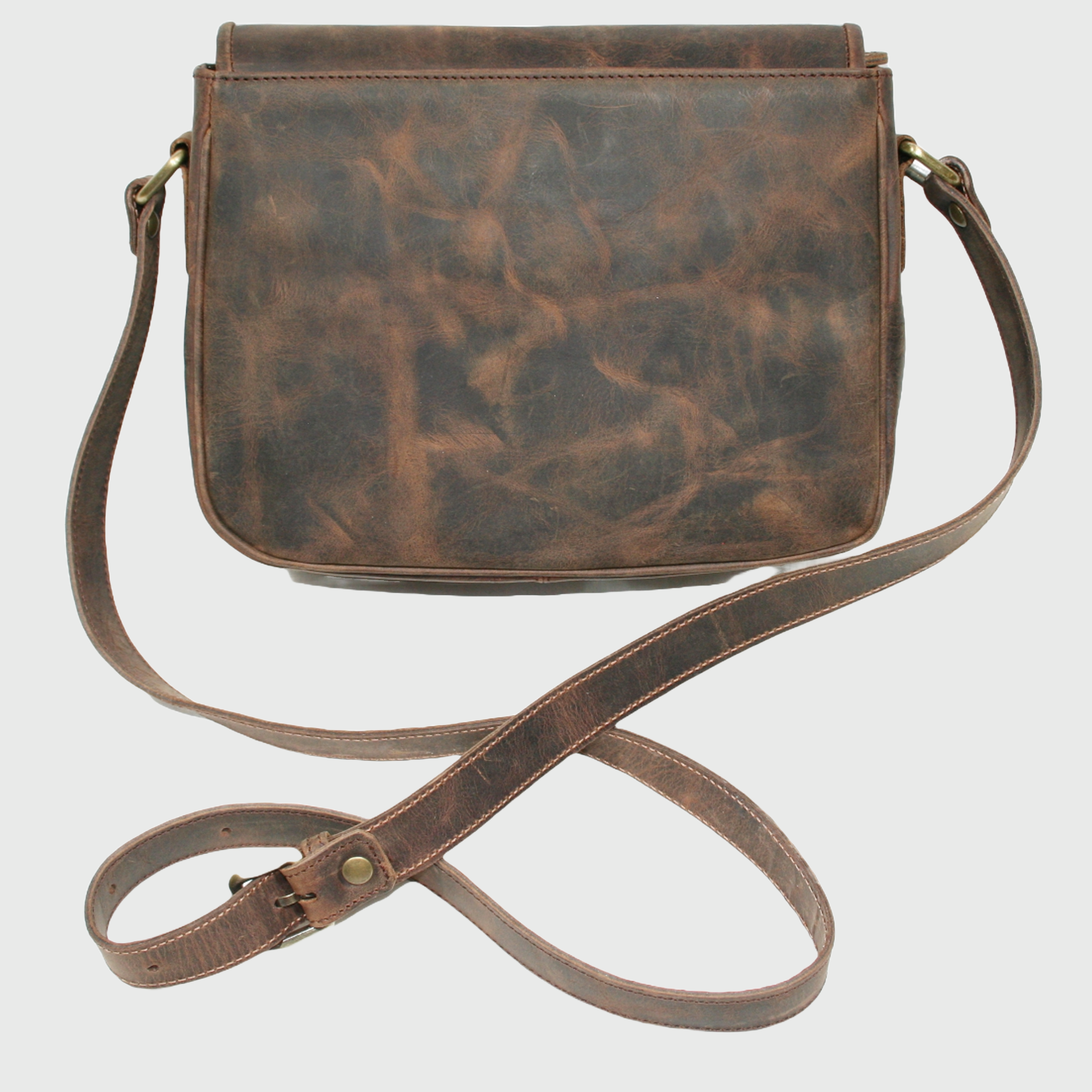 Borsa donna, borsa in pelle, vera pelle, Tolfa Marrone, artigianato italiano, Pelle Nuda