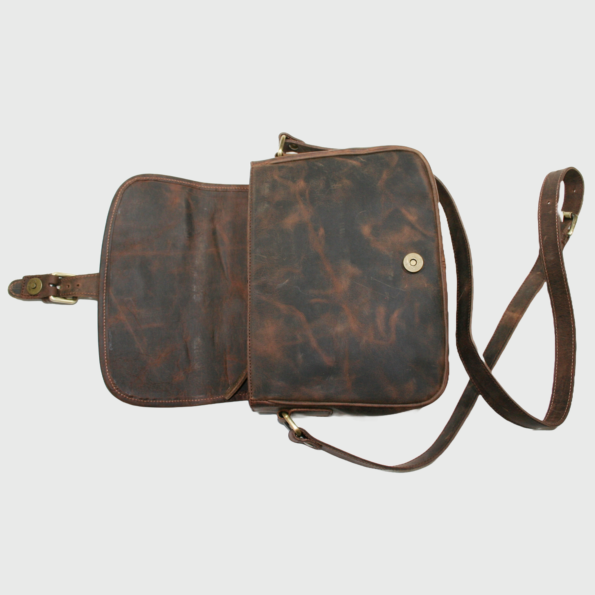 Borsa donna, borsa in pelle, vera pelle, Tolfa Marrone, artigianato italiano, Pelle Nuda