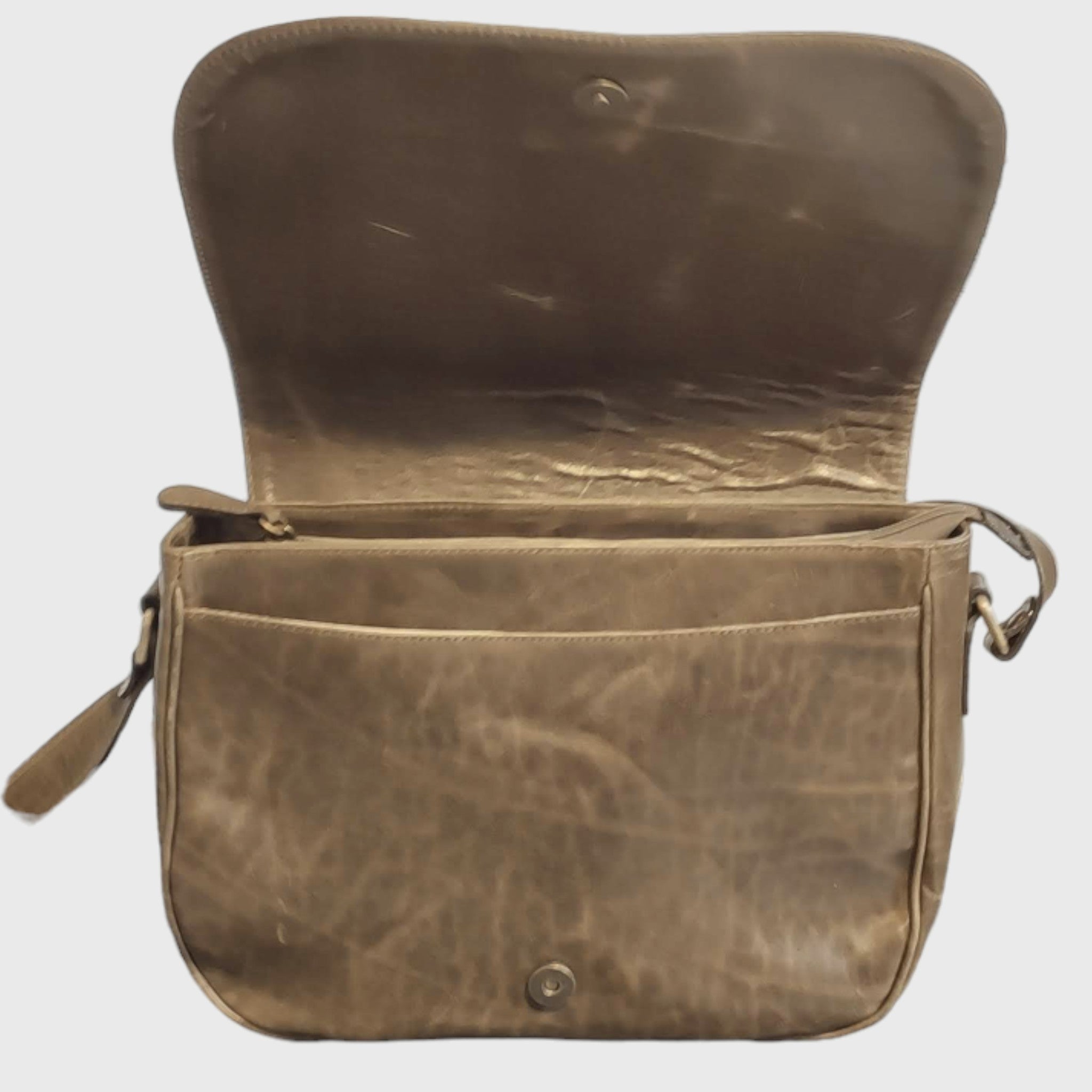 Pelletteria Pelle Nuda Milano, Artigianato italiano, vera pelle, borsa donna, Tolfa grande verde