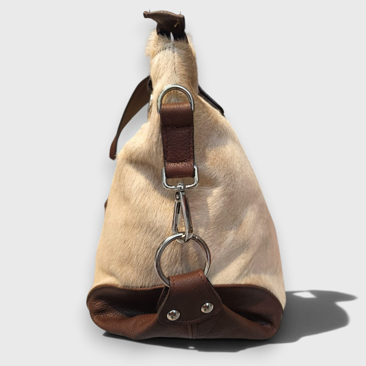 Pelletteria Pelle Nuda Milano, Vera pelle Italiana, Negozio borse donna, Torino cavallino beige