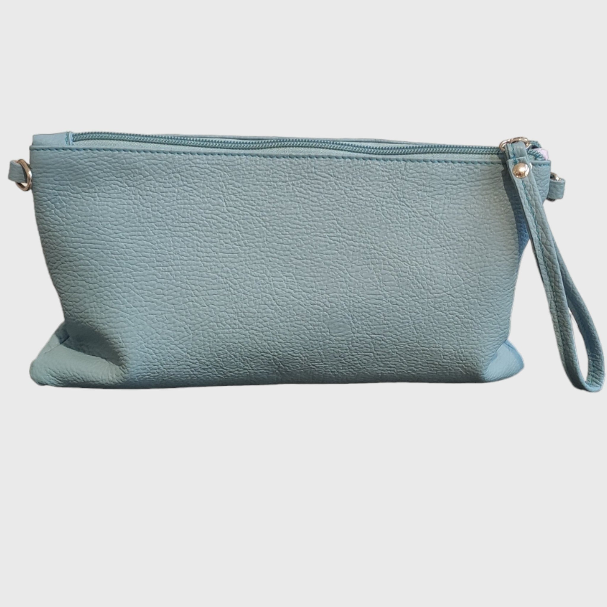 Pelletteria Pelle Nuda Milano, Artigianato italiano, vera belle, borsa donna, tracolla asv celeste