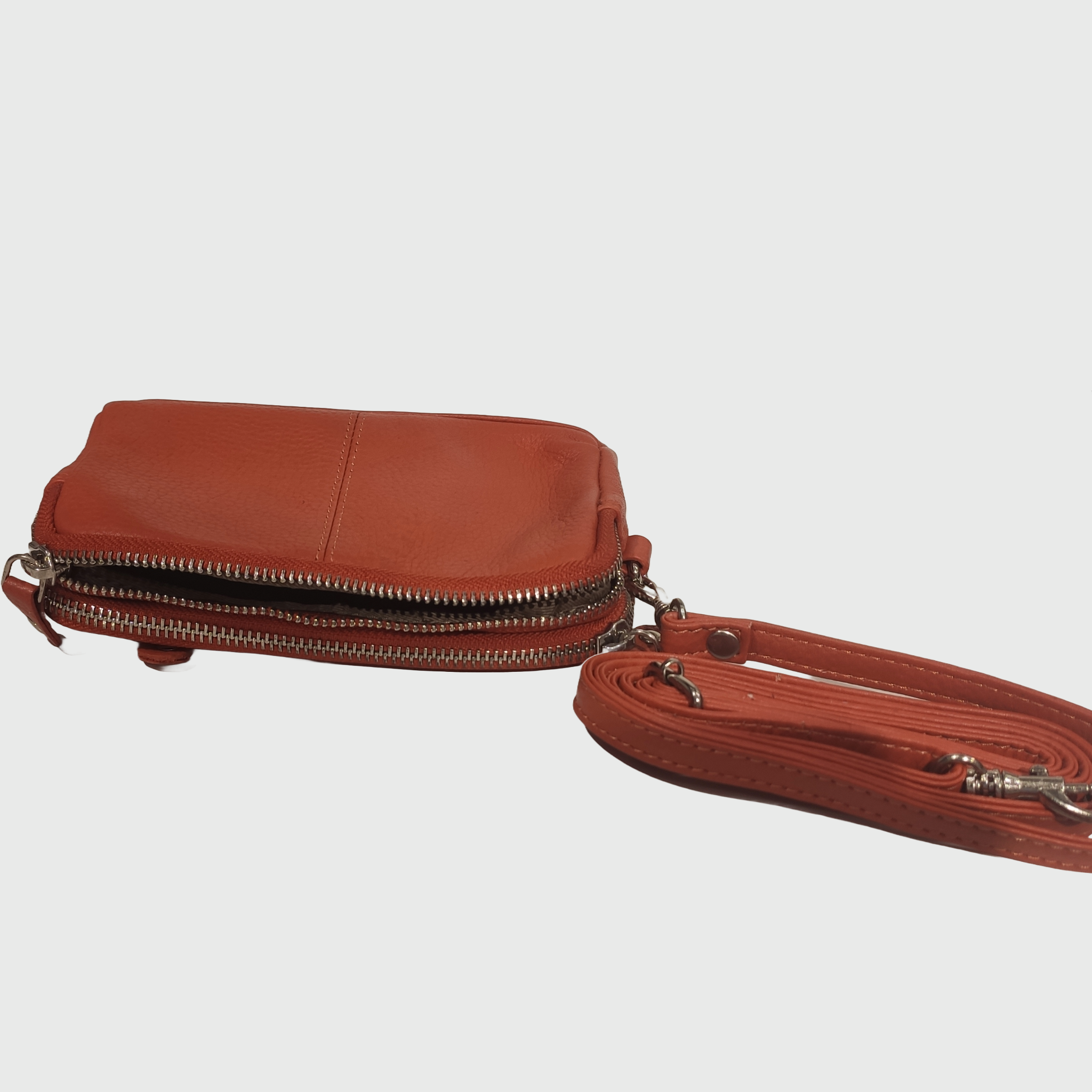 Borsa in pelle, borsa in pelle, vera pelle, tracolla mini, artigianato italiano, Pelle Nuda Milano