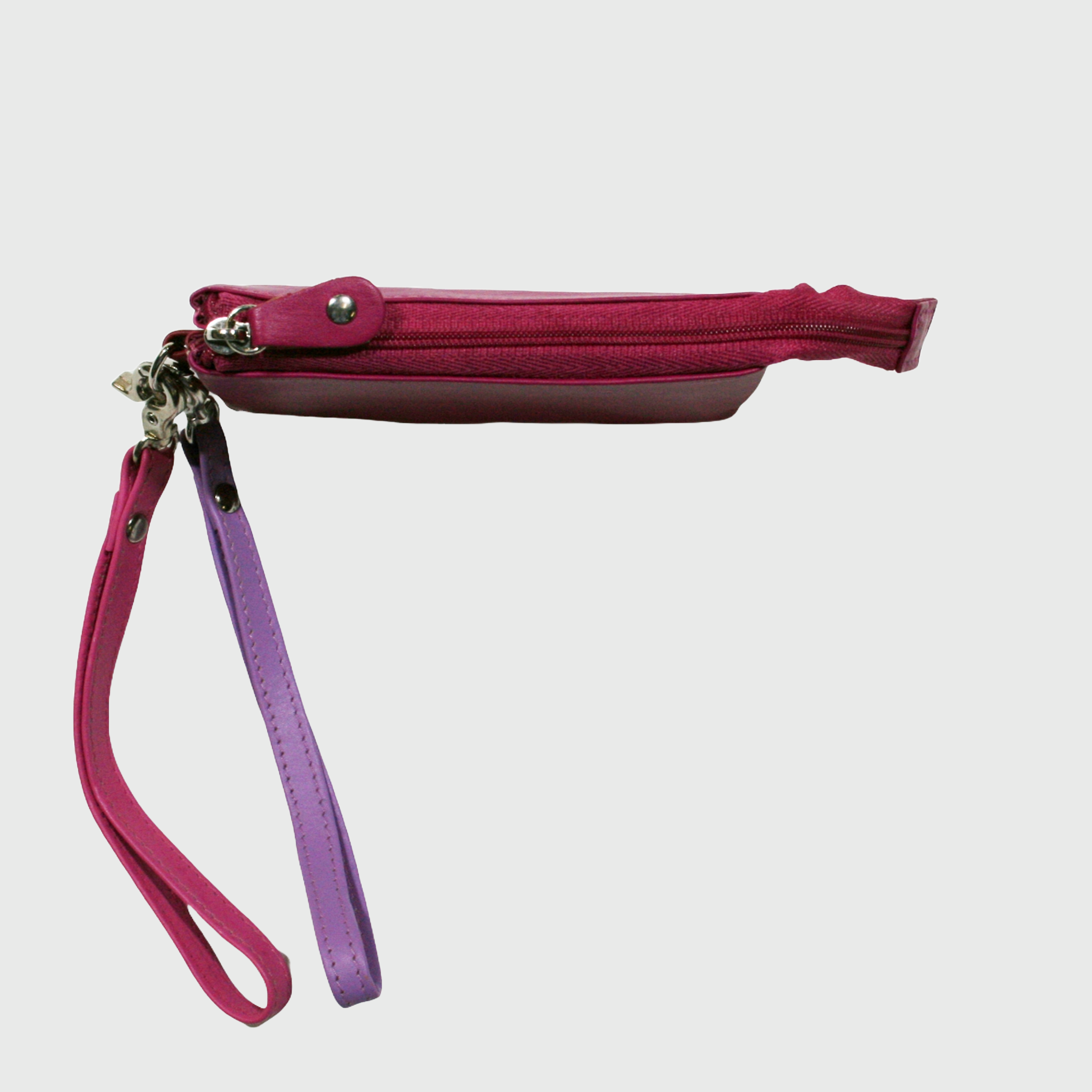 Trousse donna, borsa in pelle, vera pelle, Multicolor, artigianato italiano, Pelle Nuda Milano