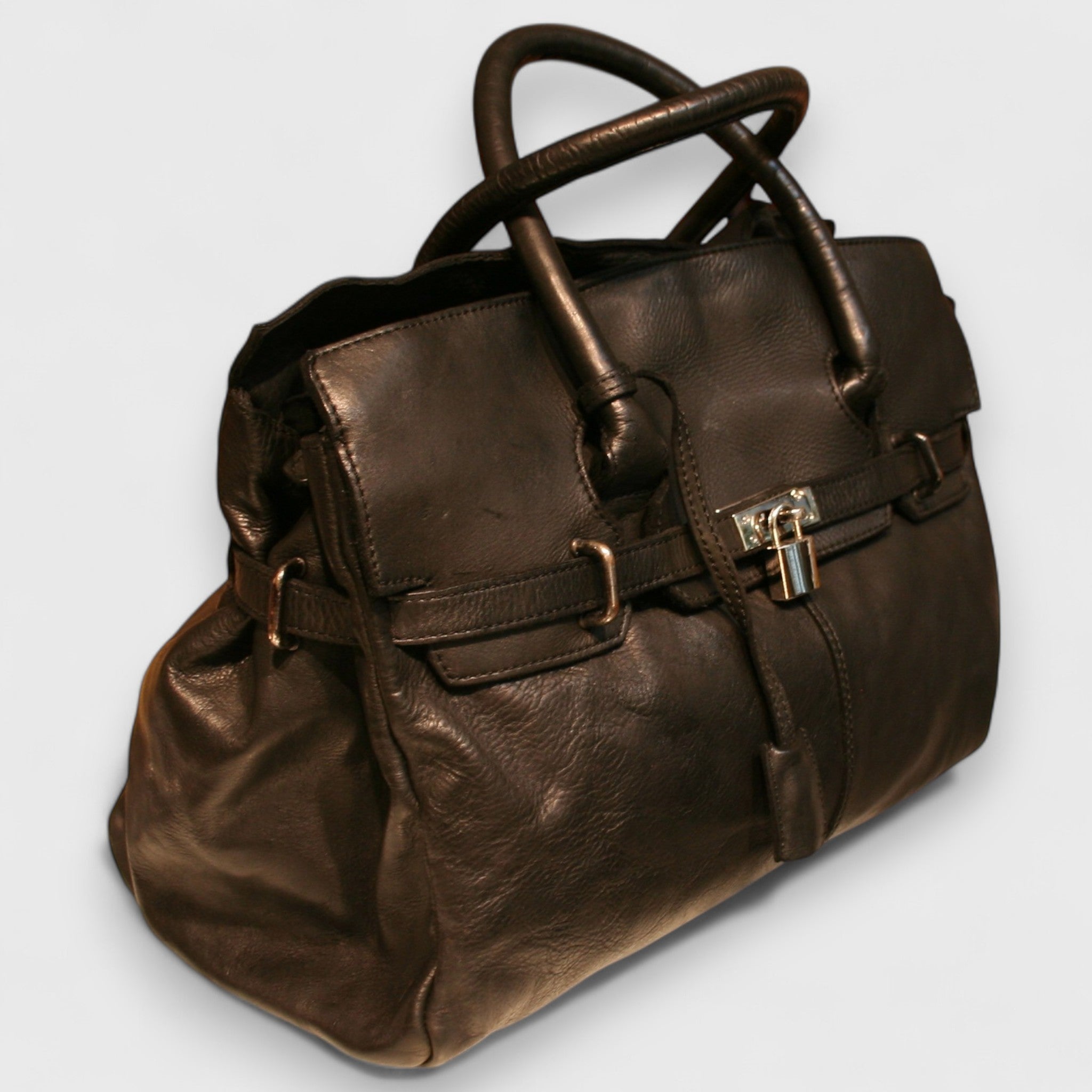 Pelletteria Pelle Nuda Milano, Artigianato Italiano, Vera pelle, Negozio borse donna, Vip cuoio lavato nero