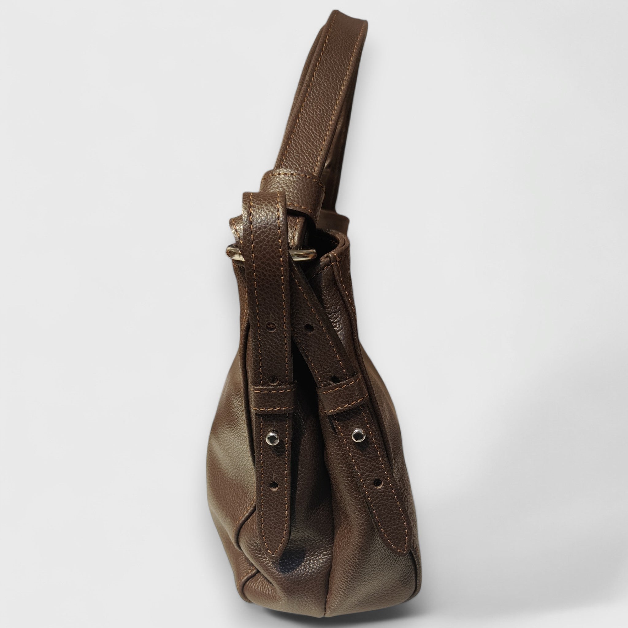 Pelletteria Pelle Nuda Milano, Artigianato Italiano, Vera Pelle, Negozio borse donna, Valery marrone