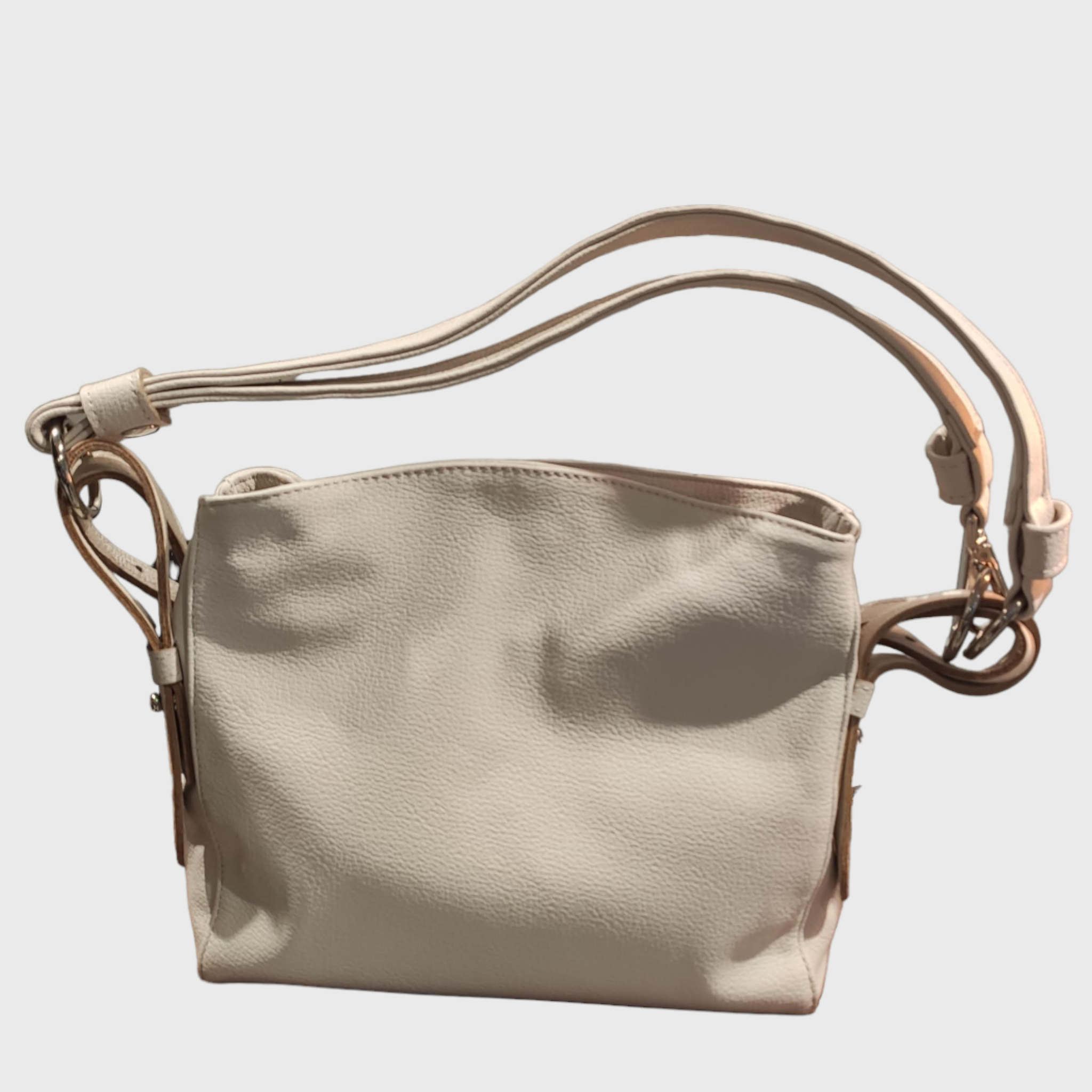 Borsa donna, Borsa in pelle, vera pelle, Valery bianco, artigianato italiano, Pelletteria Pelle Nuda