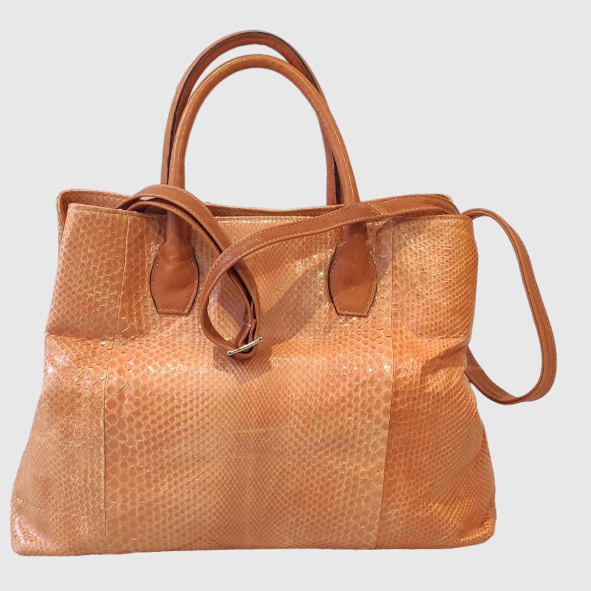 Borsa in pelle, borsa in pelle, vera pelle, Venezia pitone, artigianato italiano, Pelle Nuda Milano