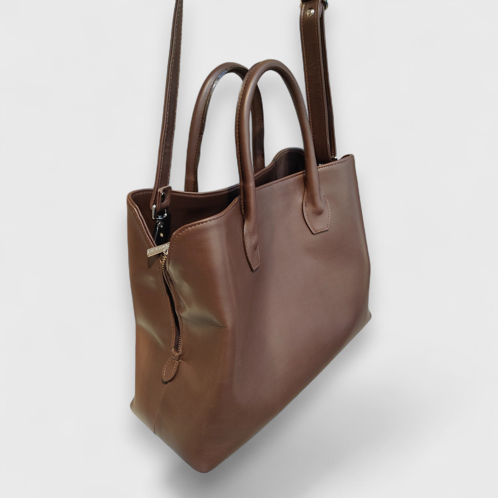 Pelletteria Pelle Nuda Milano, Artigianato Italiano, Vera pelle, Negozio borse donna, Venezia marrone