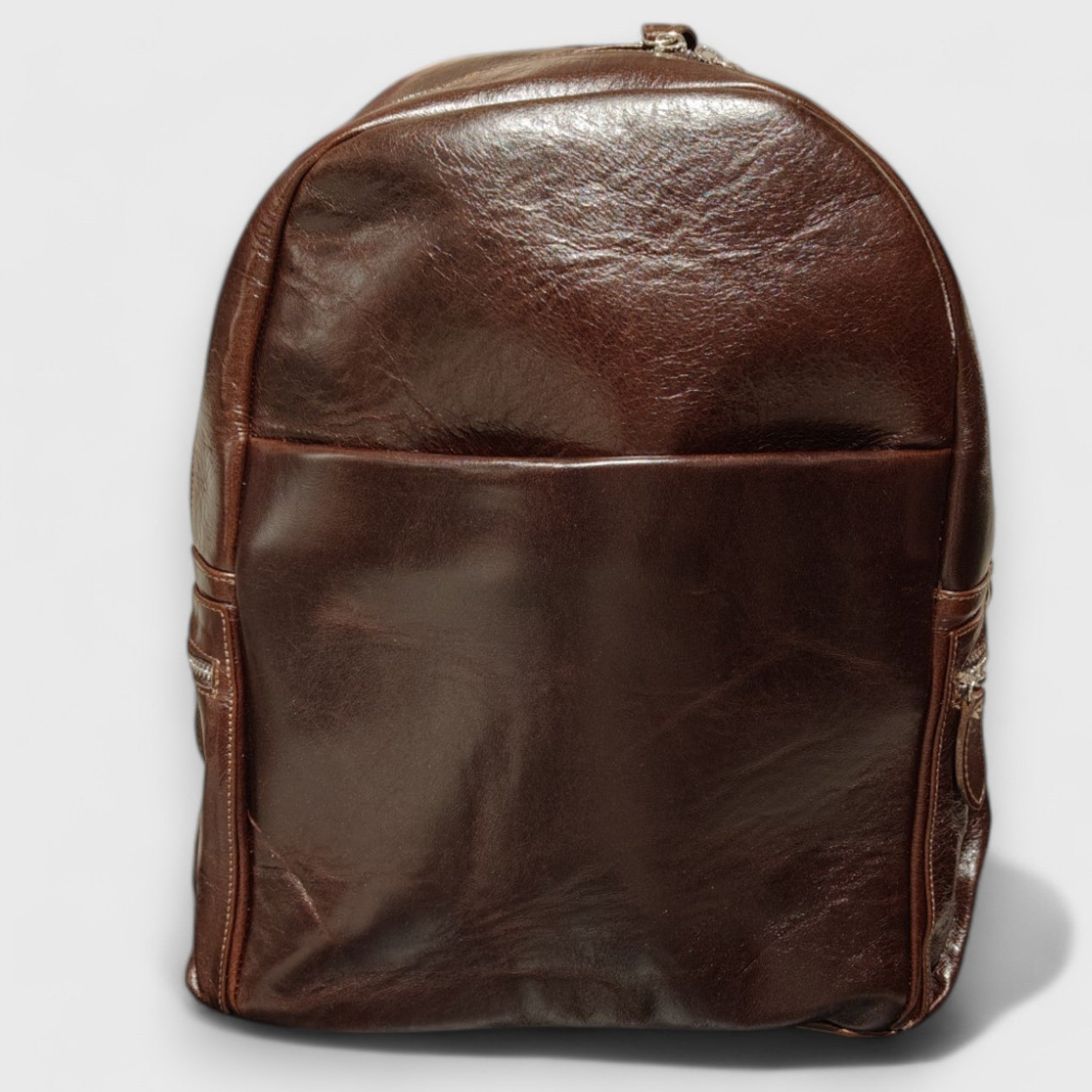 Pelletteria Pelle Nuda Milano, Artigianato Italiano, Vera pelle, Borsa donna, Venty marrone