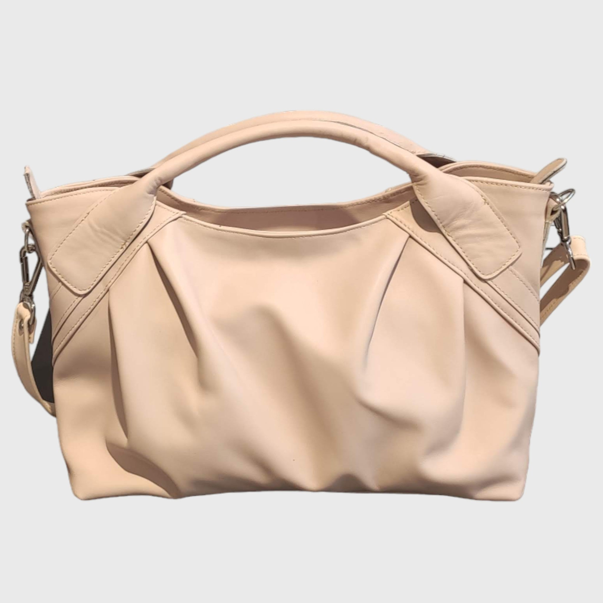 Pelletteria Pelle Nuda Milano, Artigianato italiano, Borsa donna, Vera pelle, Veronica rosa