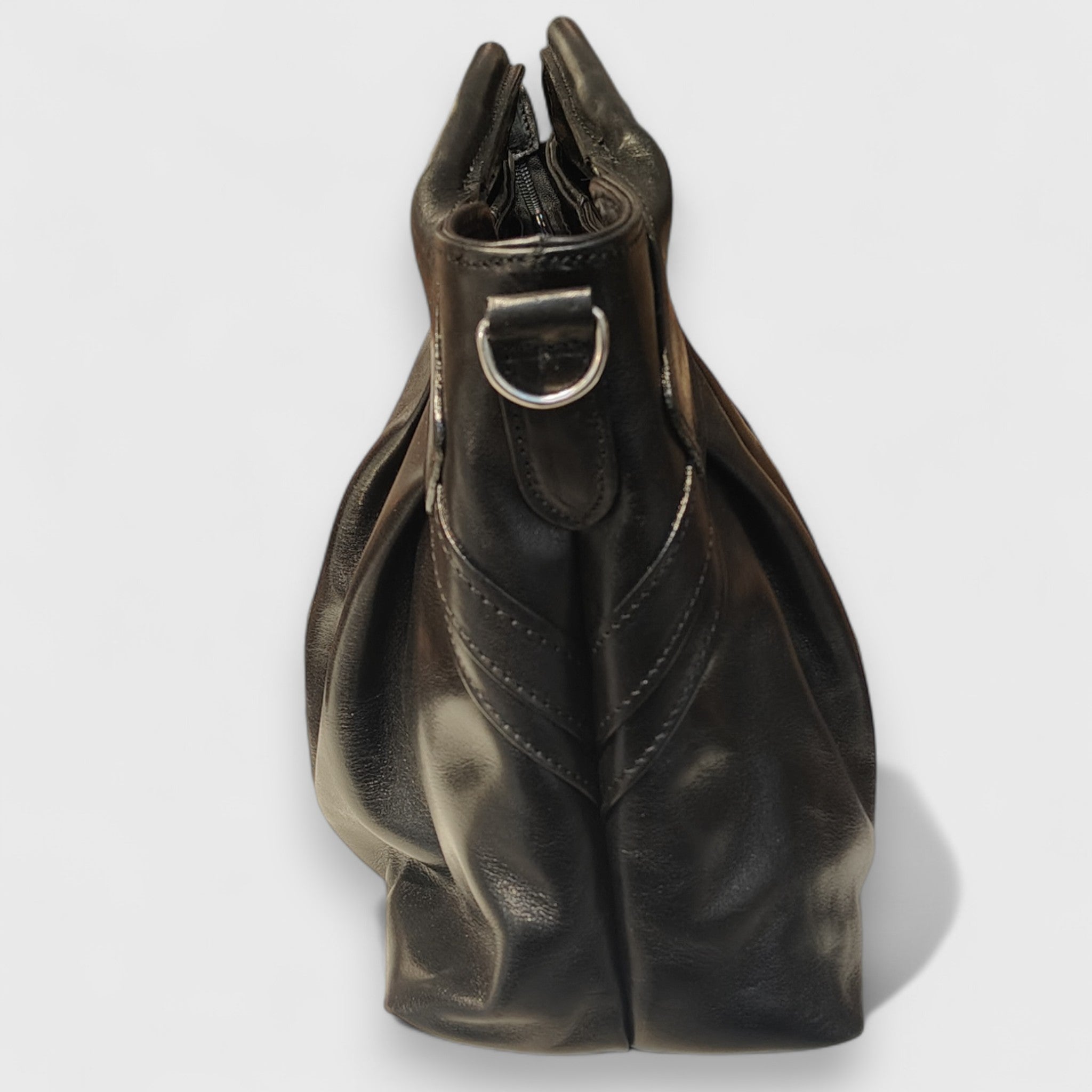 Pelletteria Pelle Nuda Milano, Artigianato italiano, Vera pelle, Negozio borse donna, Veronica nero