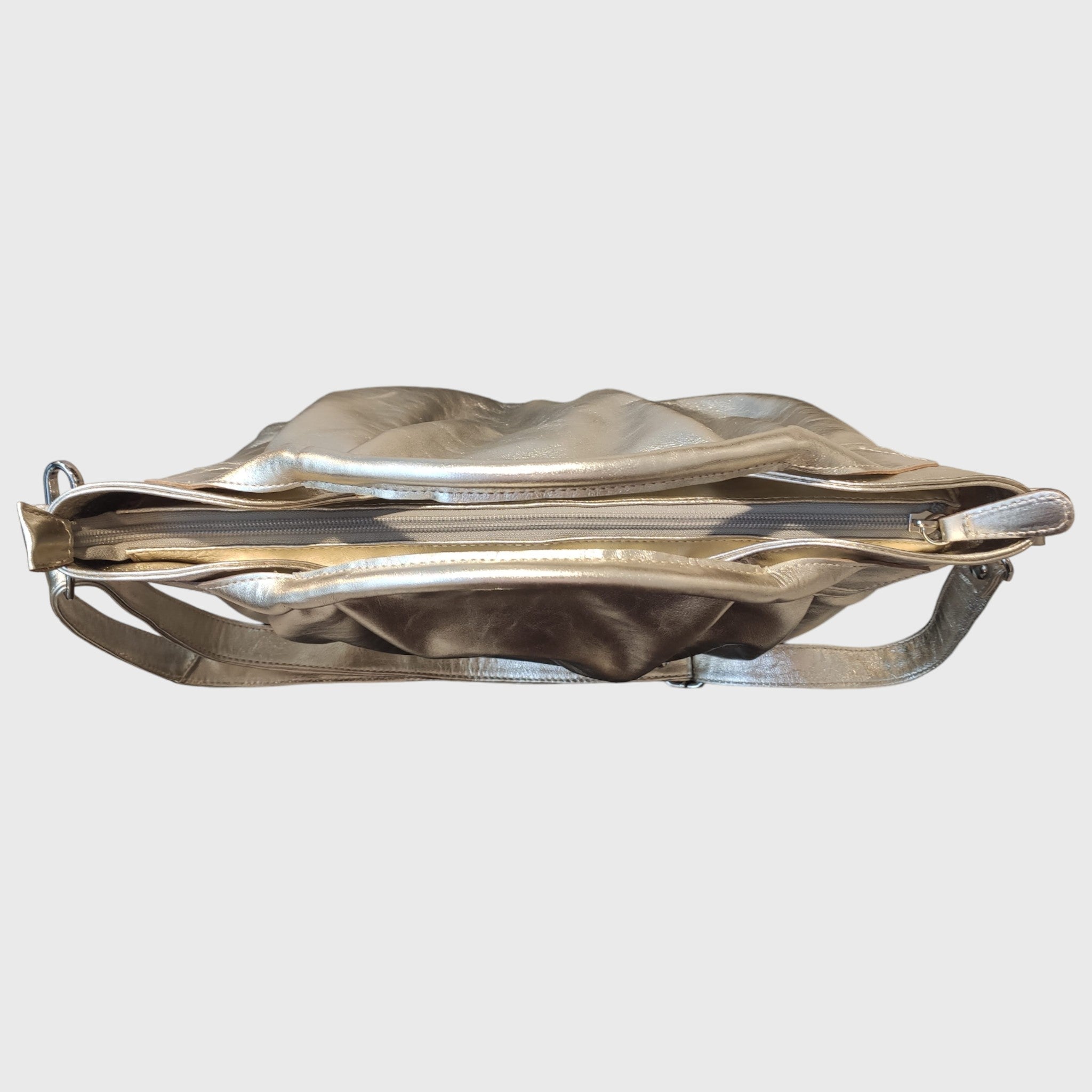 Pelletteria Pelle Nuda Milano, Artigianato italiano, Borsa donna, Vera pelle, Veronica oro