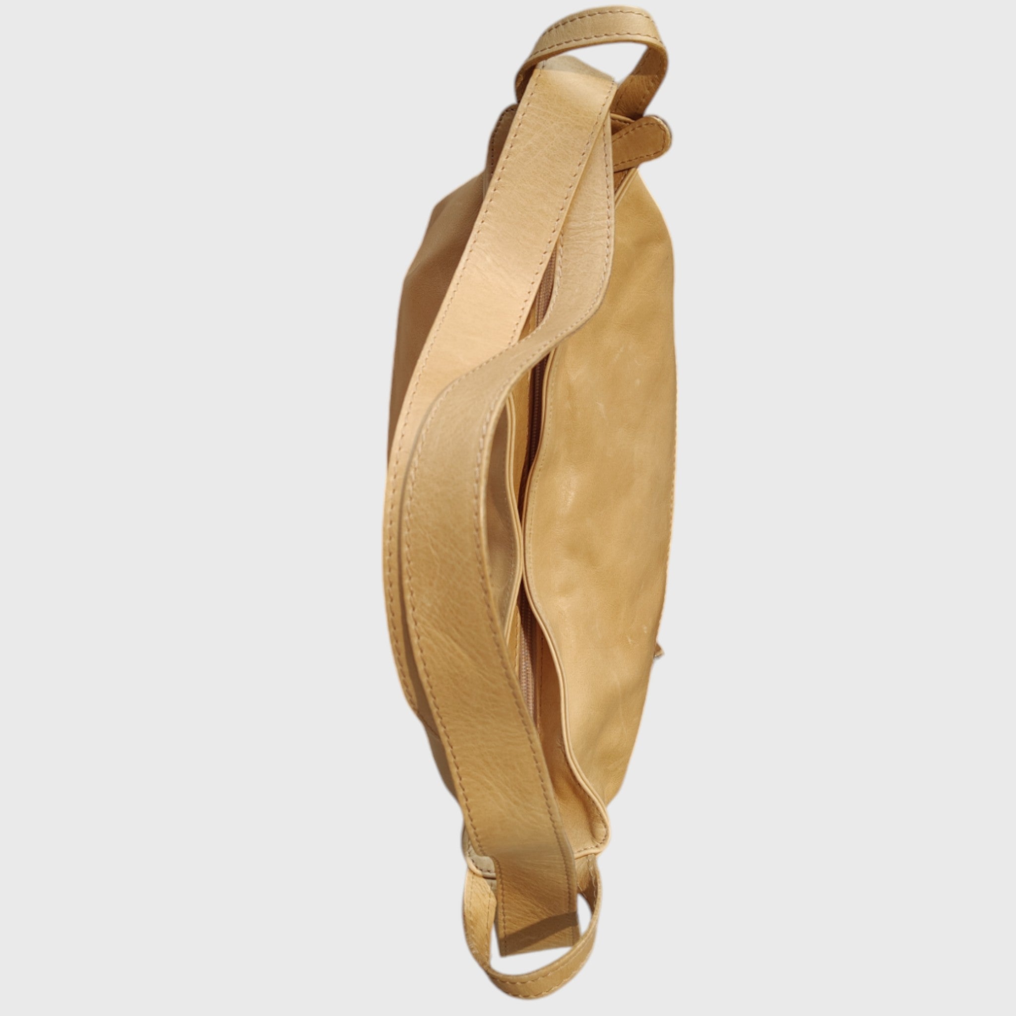 ROMA BACKPACK in beige leather