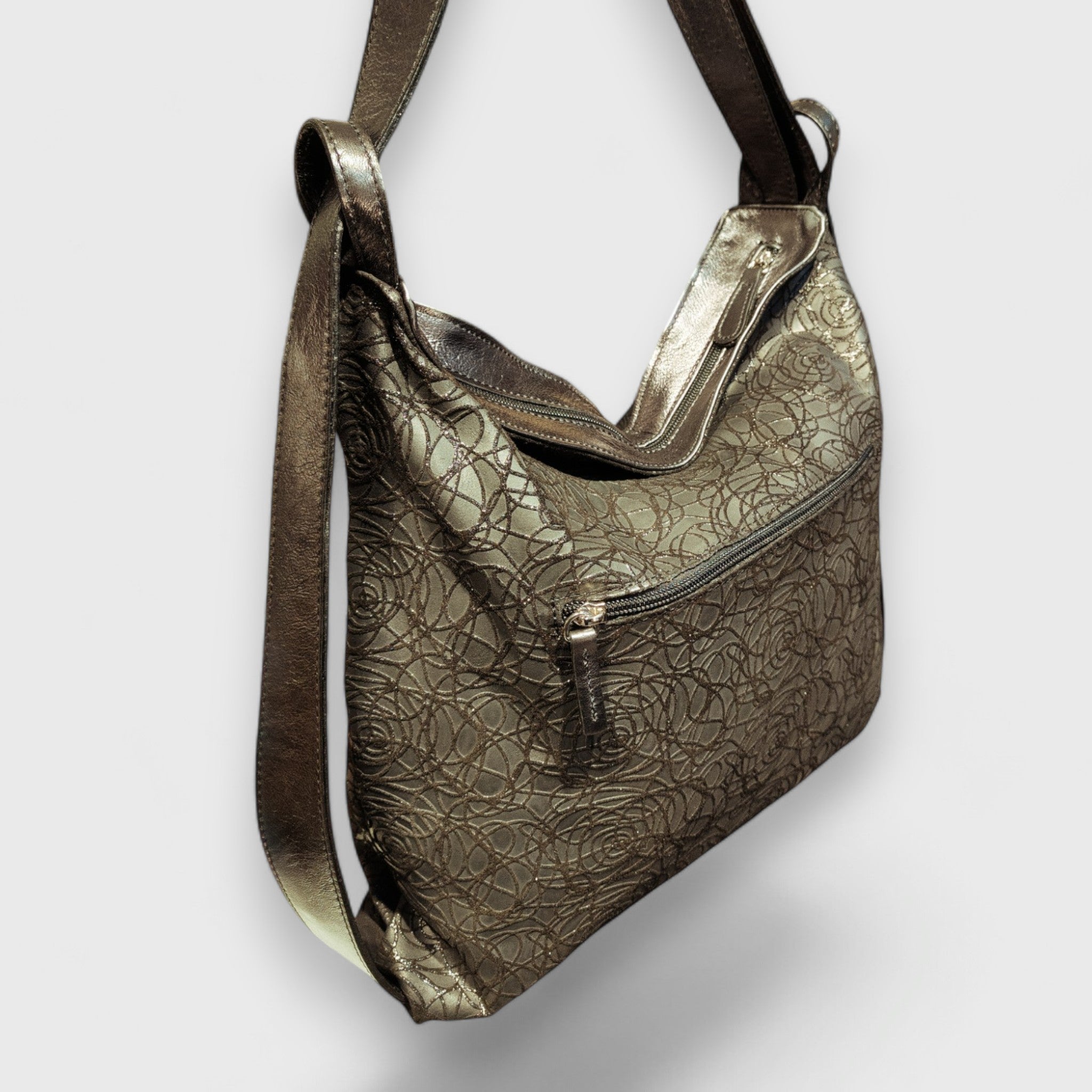 Pelletteria Pelle Nuda Milano, Artigianato italiano, vera pelle, negozio borse donna, Zaino nero