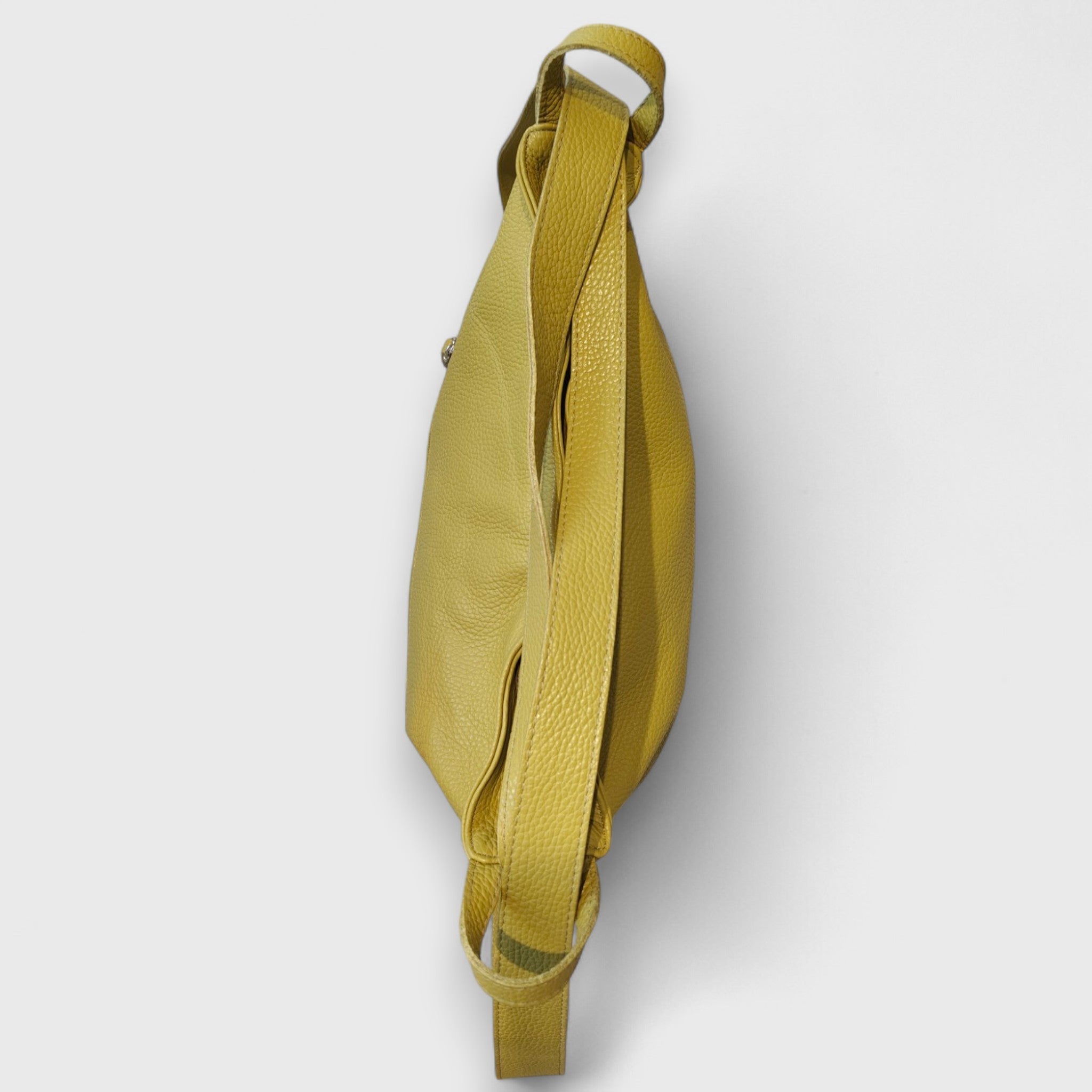 Pelletteria Pelle Nuda Milano, Artigianato Italiano, Vera Pelle, Negozio borse donna, Zaino Roma verde