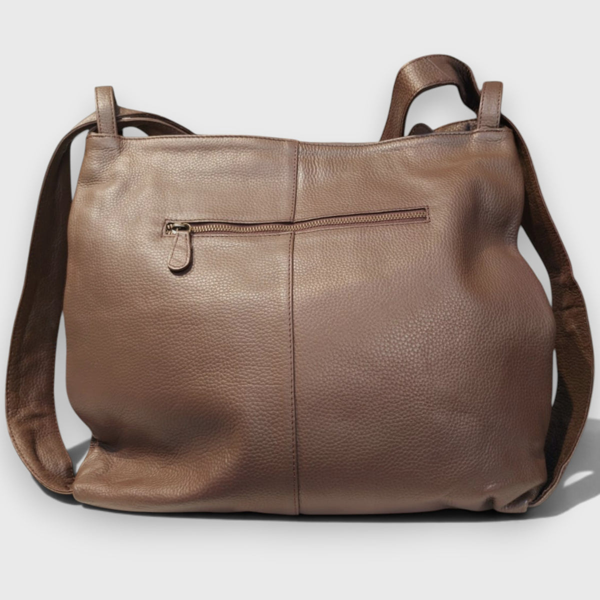 Pelletteria Pelle Nuda Milano, Vera pelle italiana, Negozio borse donna, Zaino roma marrone scuro