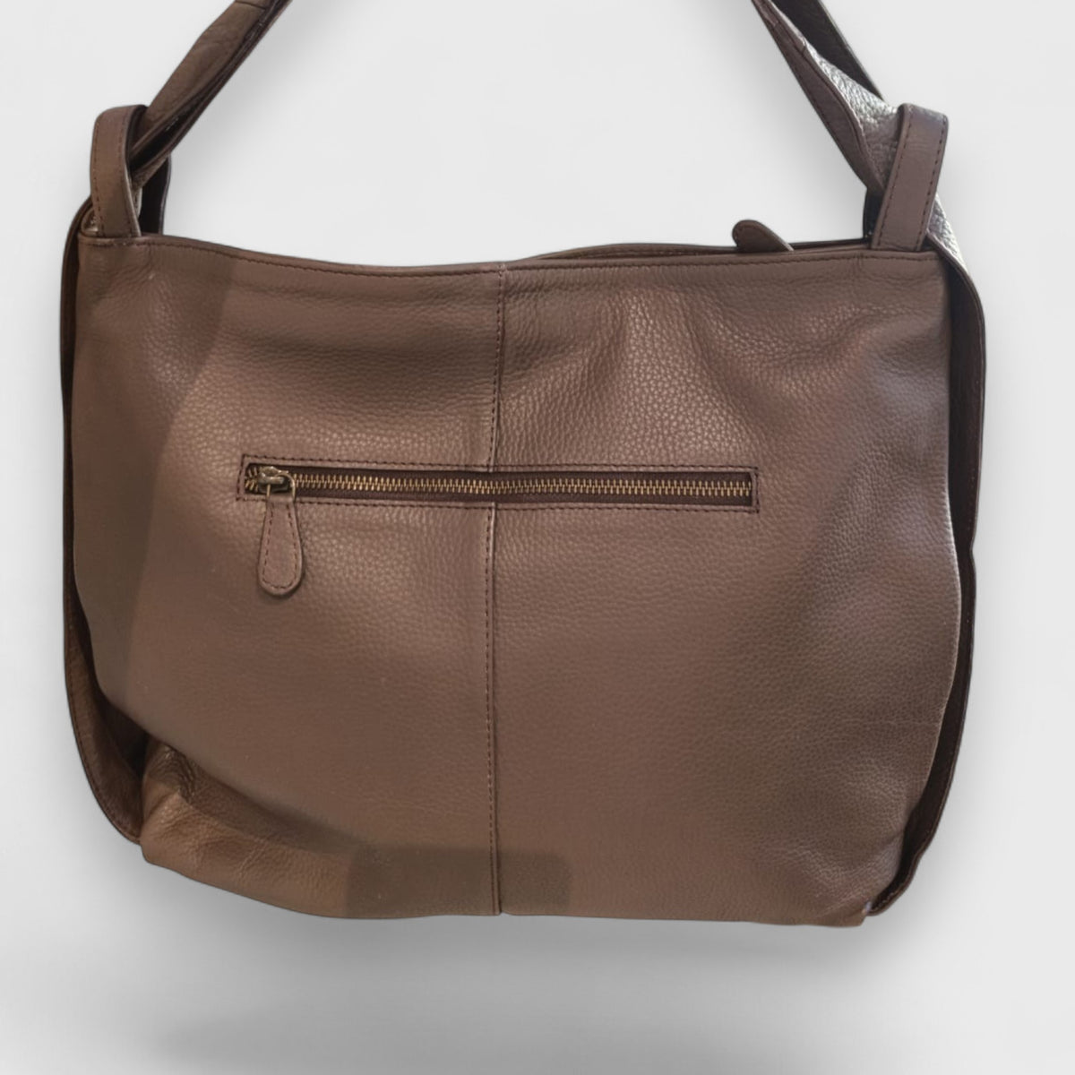 Pelletteria Pelle Nuda Milano, Vera pelle italiana, Negozio borse donna, Zaino roma marrone scuro