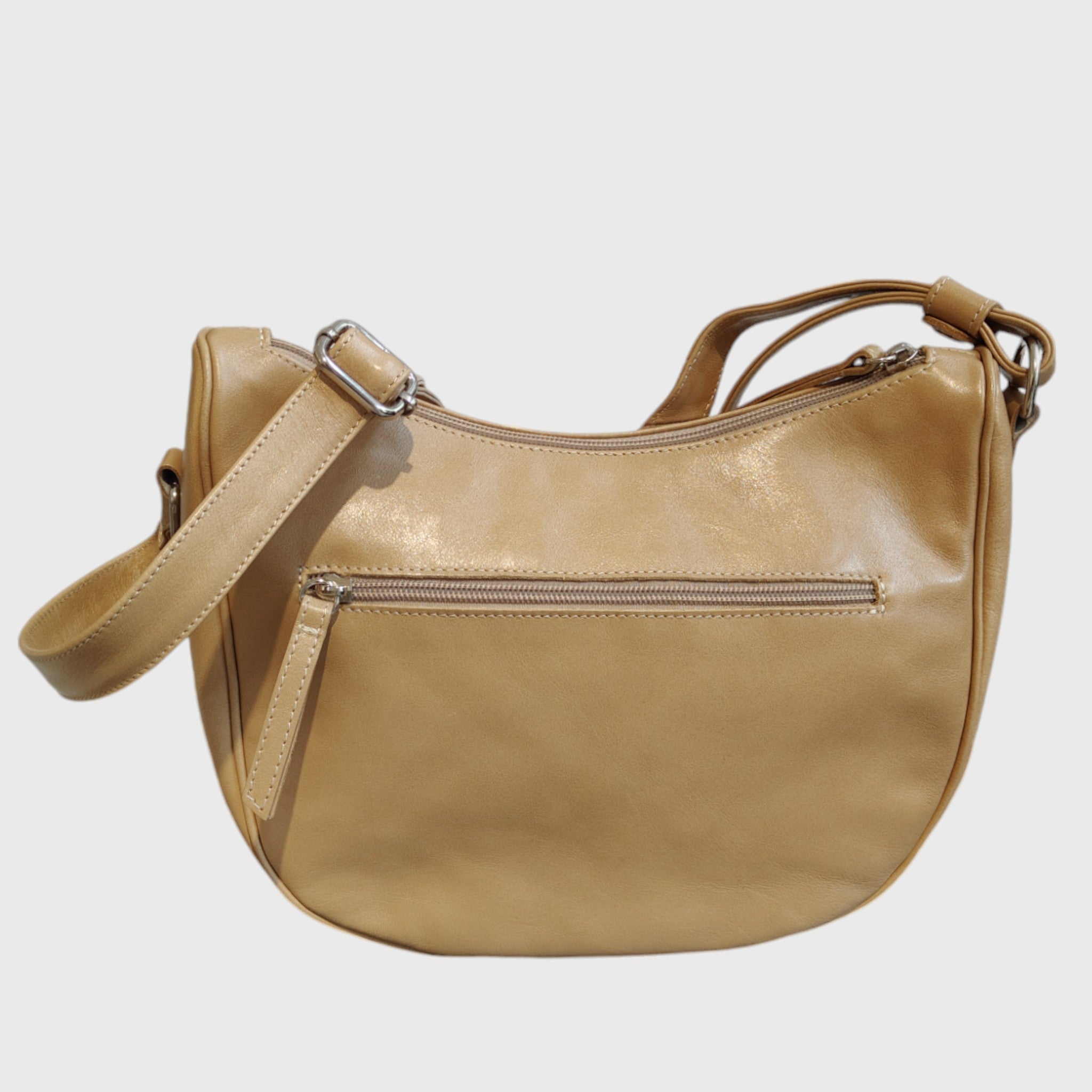 Pelletteria Pelle Nuda Milano, Artigianato italiano, vera pelle, borsa donna, Aurora beige