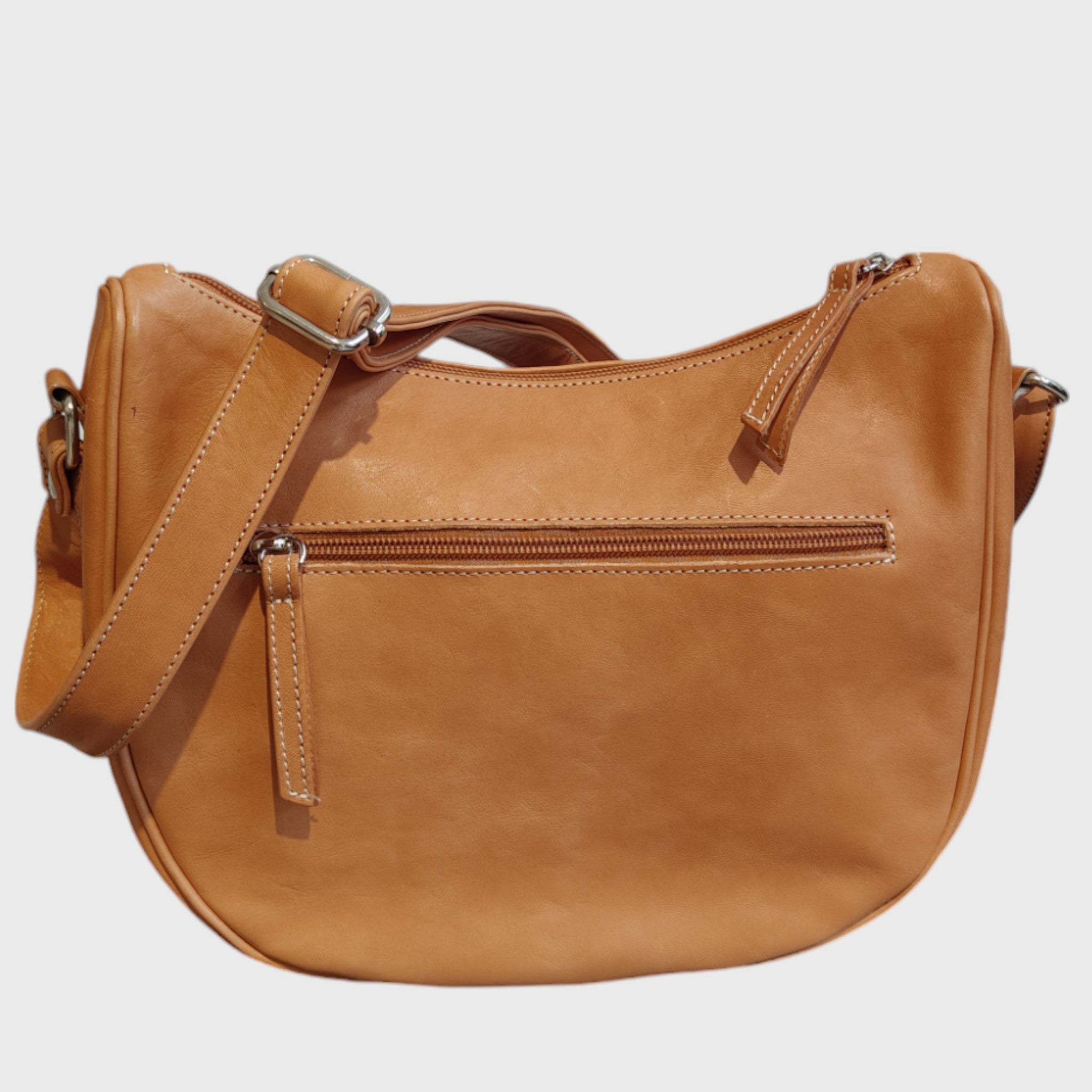 Pelletteria Pelle Nuda Milano, Artigianato italiano, vera pelle, borsa donna, Aurora marrone