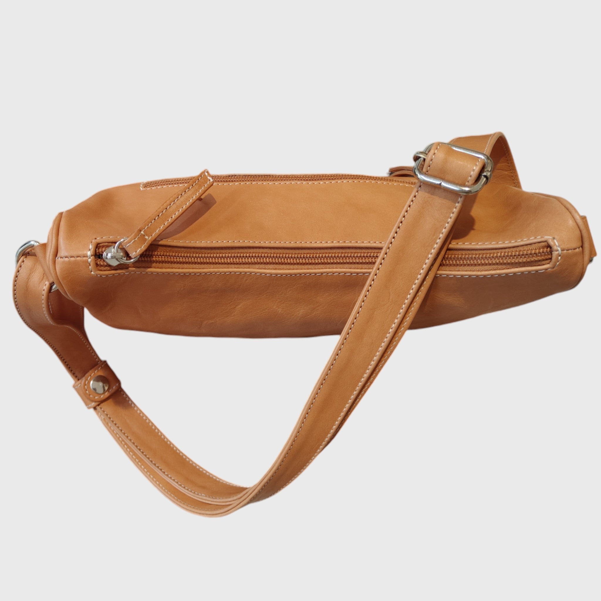 Pelletteria Pelle Nuda Milano, Artigianato italiano, vera pelle, borsa donna, Aurora marrone