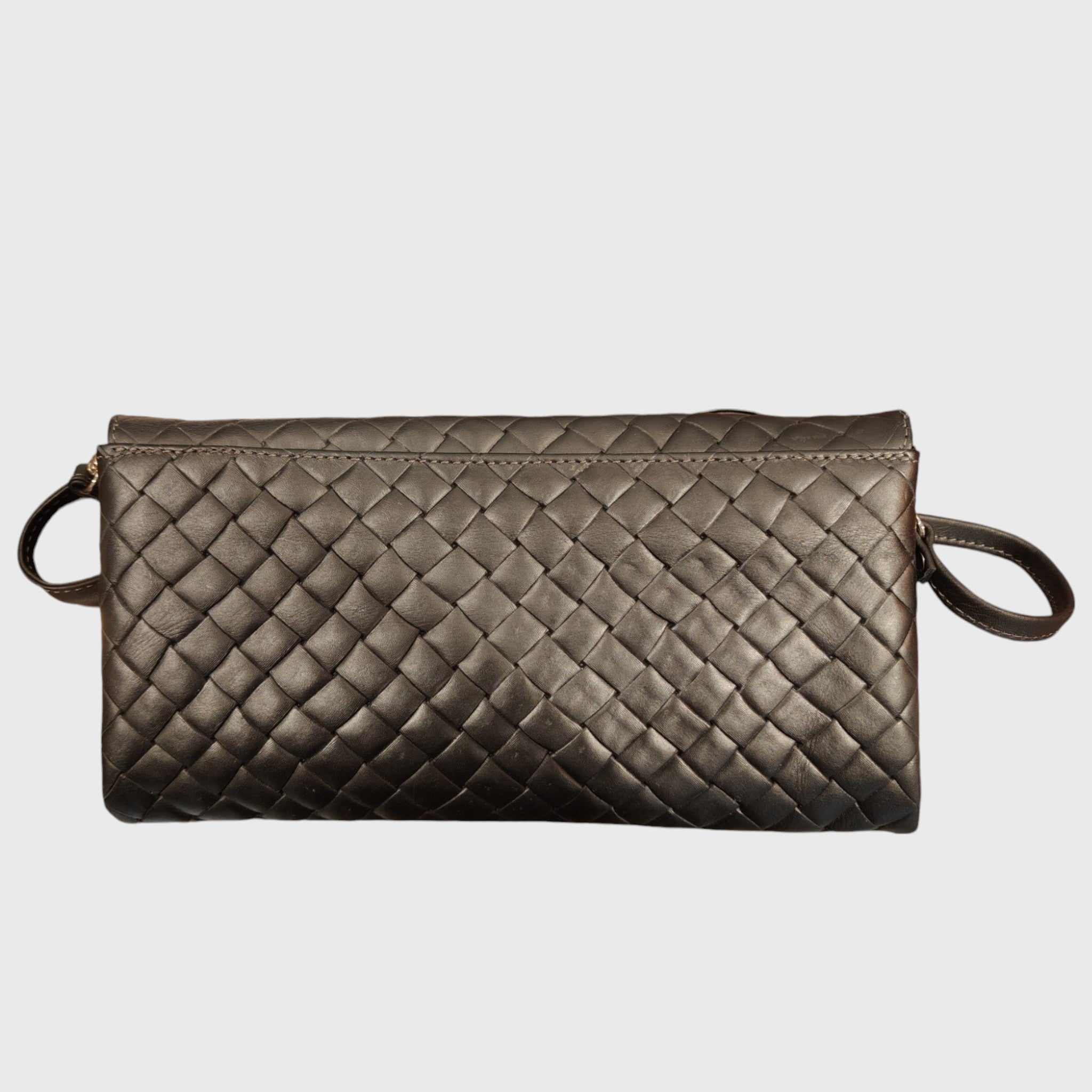 Pelletteria Pelle Nuda Milano, artigianato italiano, Tracolla donna, vera pelle, clutch nera