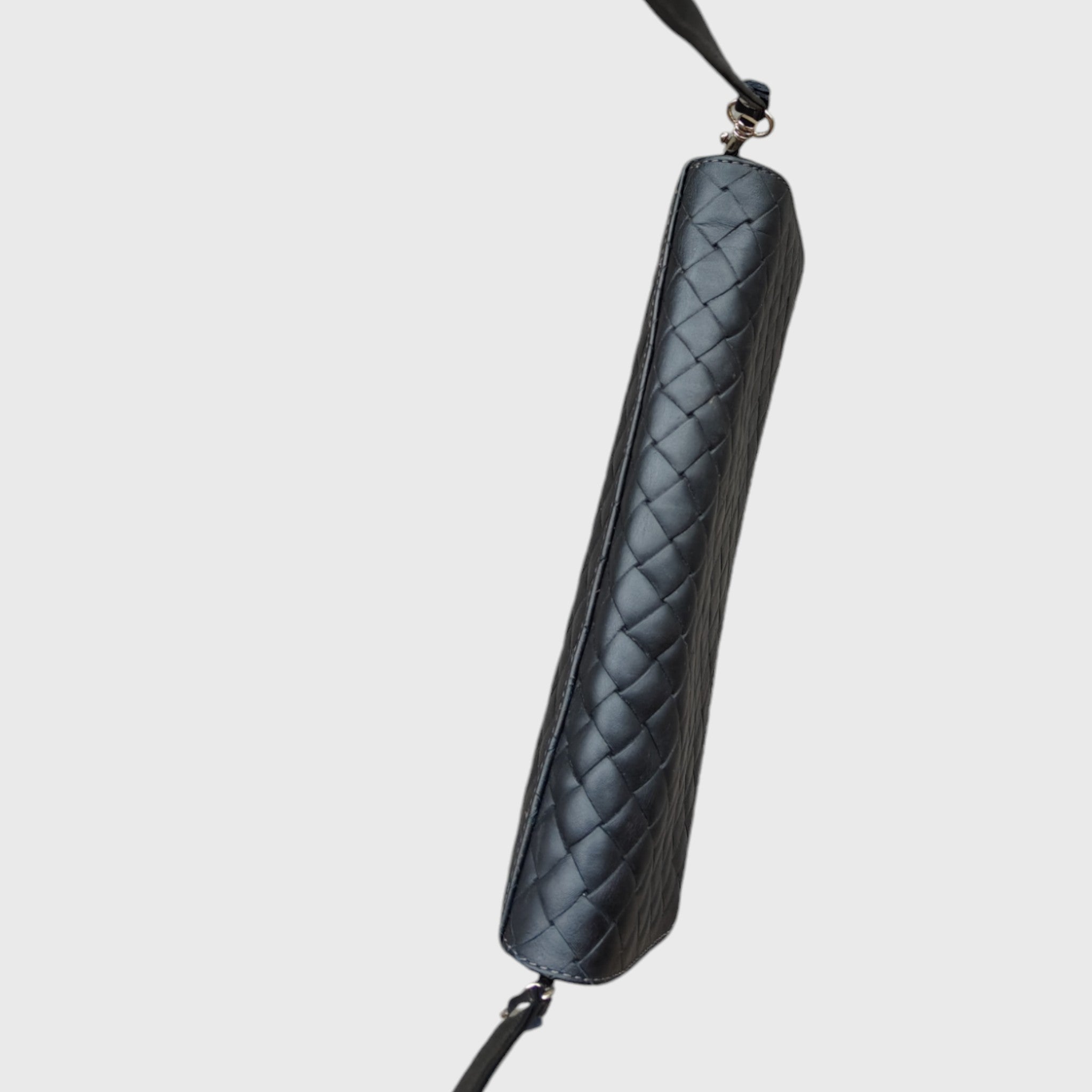 Pelletteria Pelle Nuda Milano, artigianato italiano, Tracolla donna, vera pelle, clutch nera