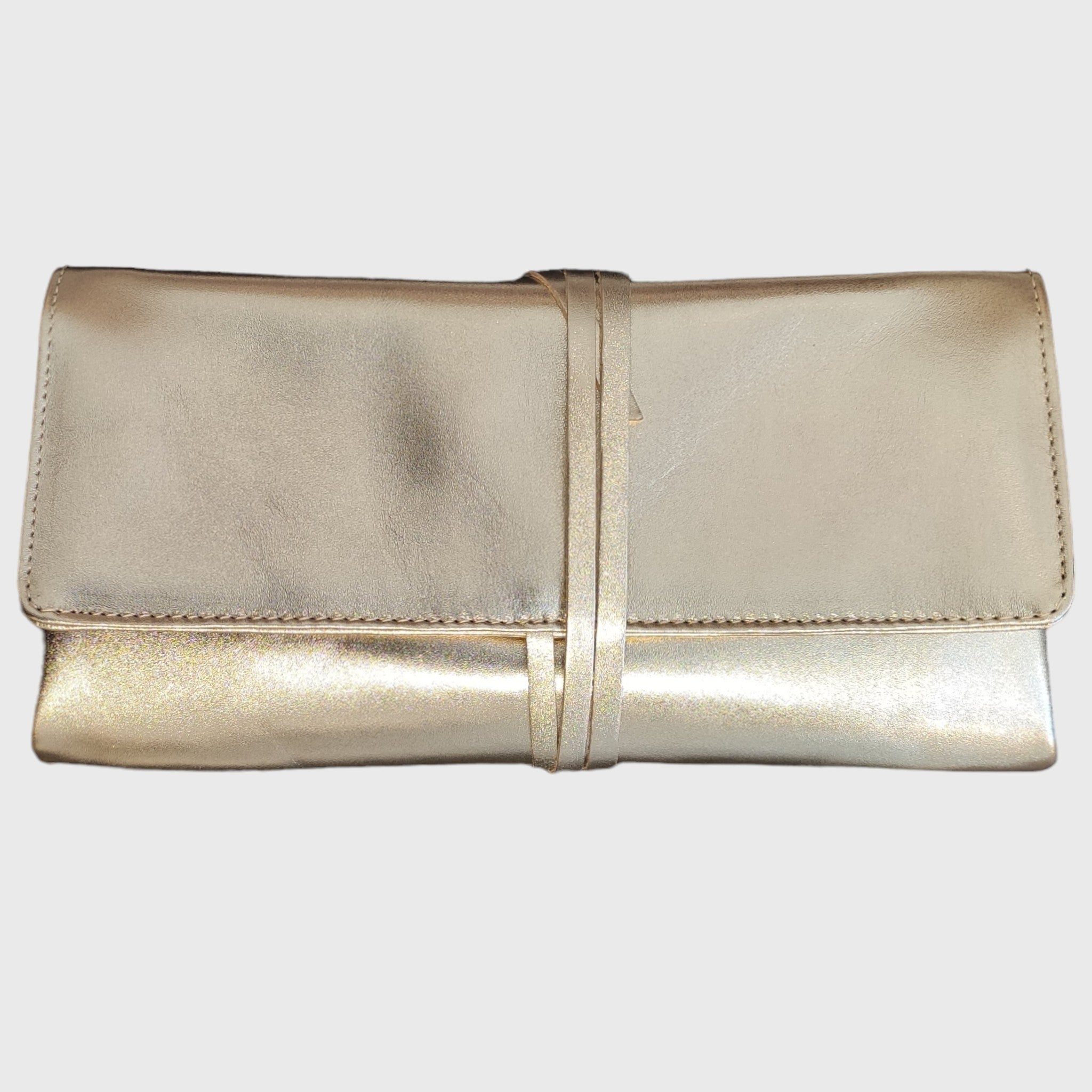 Pelletteria Pelle Nuda Milano, Artigianato italiano, vera pelle, borsa dotta, Clutch oro