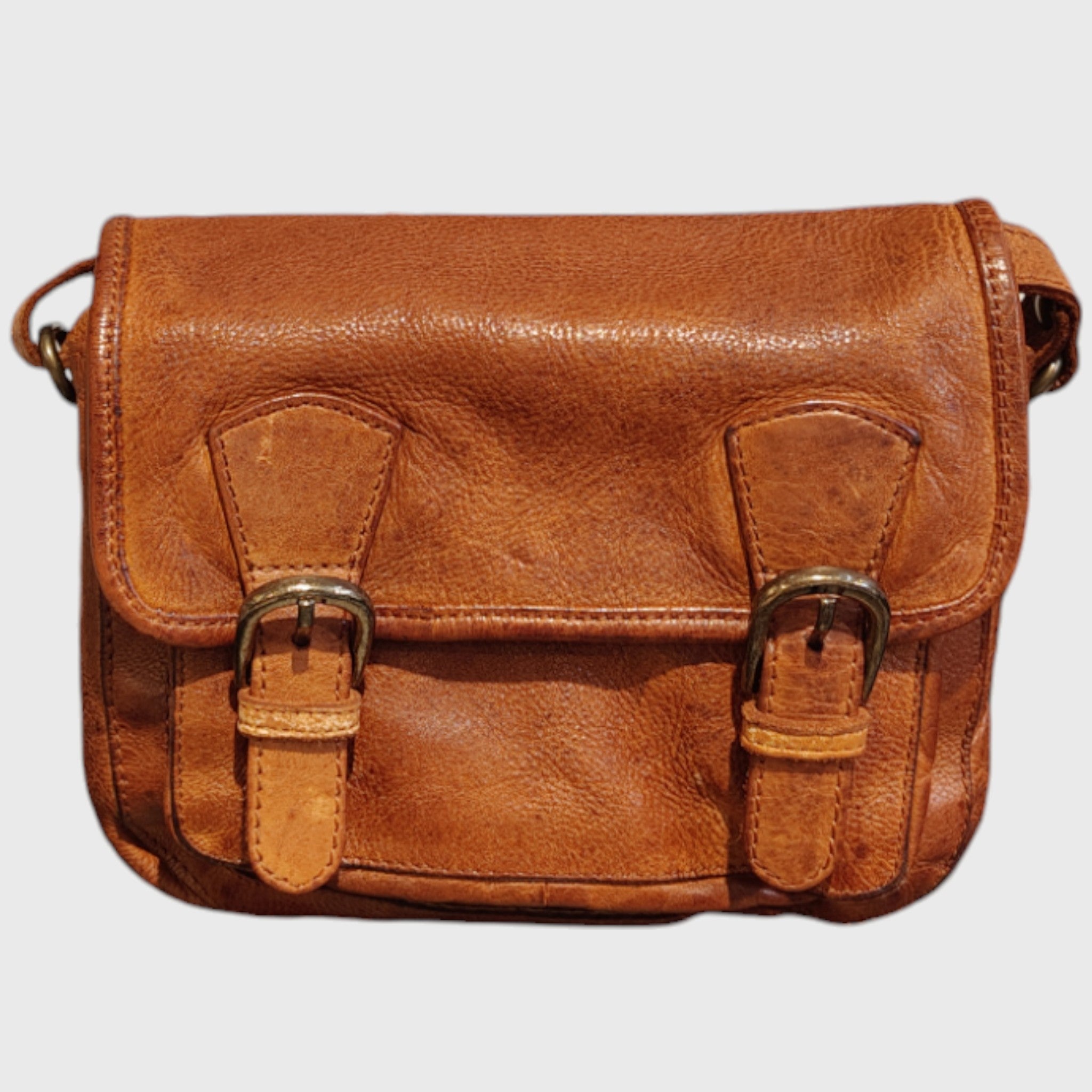 Pelletteria Pelle Nuda Milano, Artigianato italiano, vera belle, tracolla donna, Gaia marrone