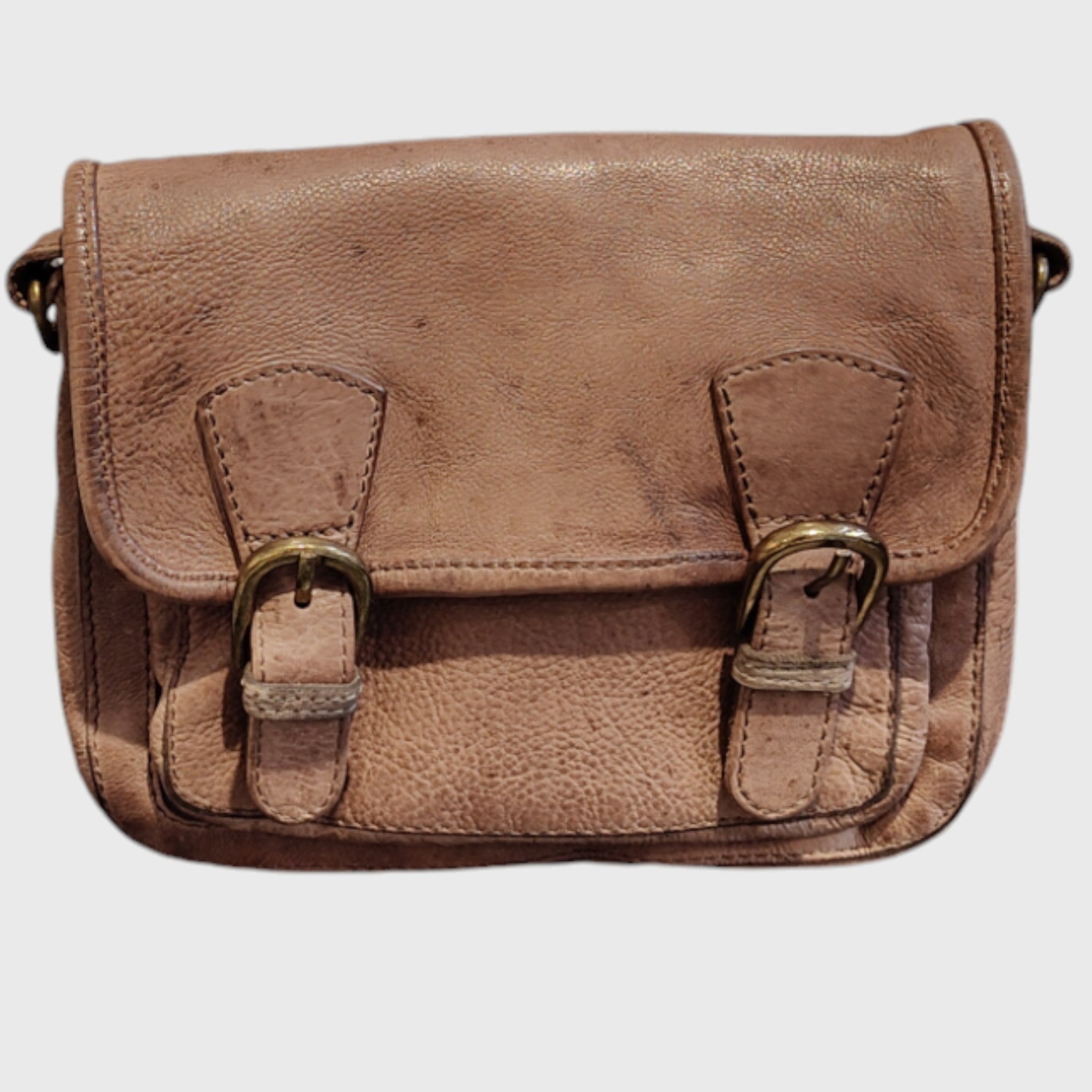 Pelletteria Pelle Nuda Milano, Artigianato italiano, vera belle, tracolla donna, Gaia marrone