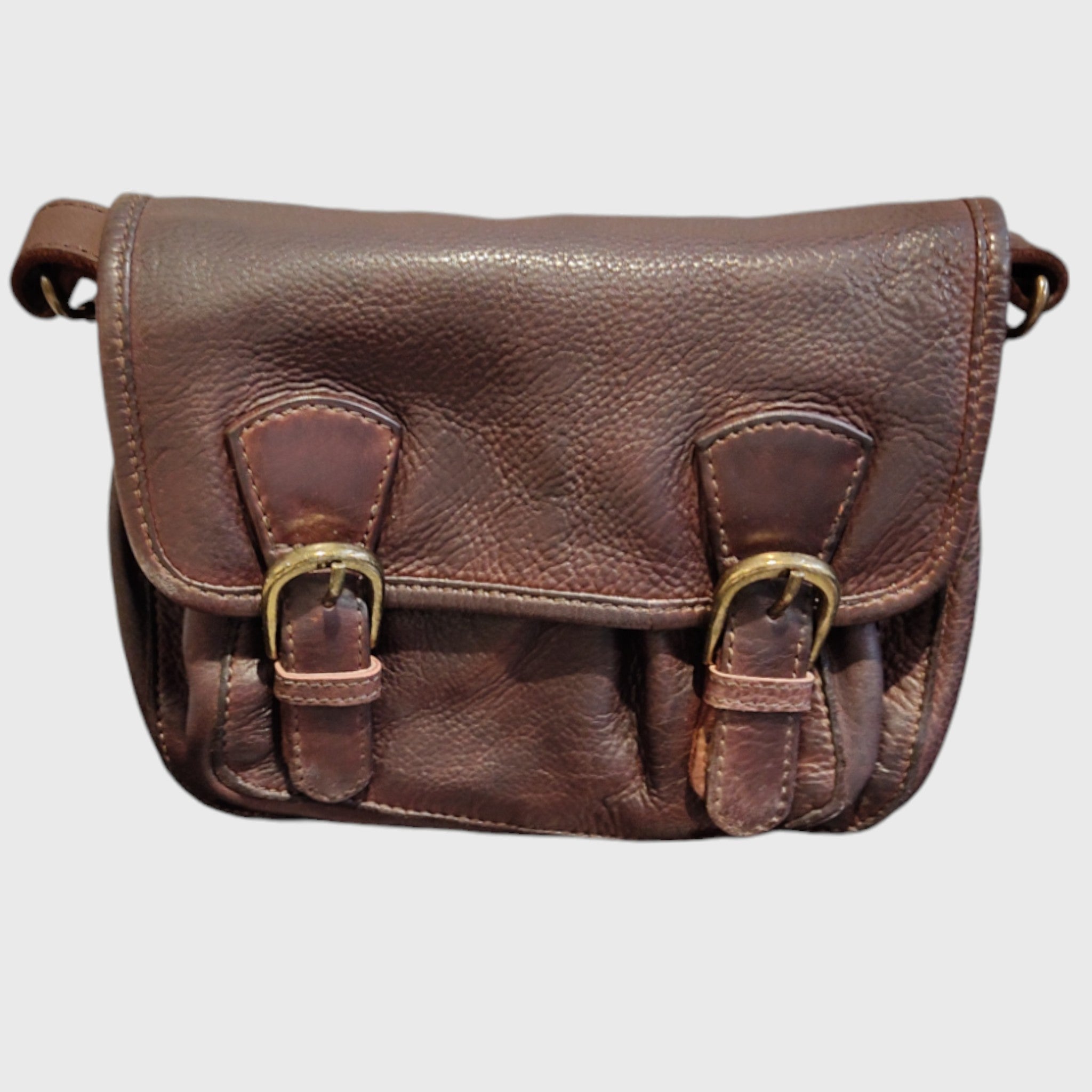 Pelletteria Pelle Nuda Milano, Artigianato italiano, vera belle, tracolla donna, Gaia marrone