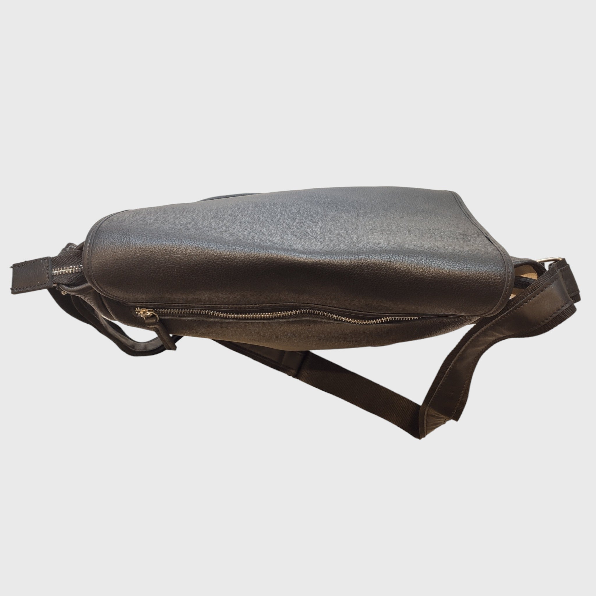 Pelletteria Pelle Nuda Milano, Artigianato italiano, Borsa uomo, vera pelle, Gigante nero