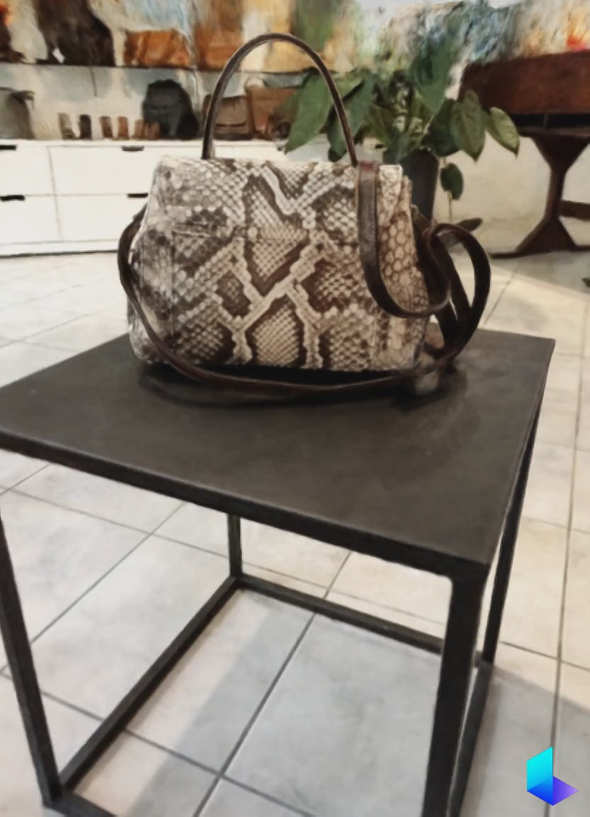 Borsa donna, borsa in pelle, vera pelle, Amor Pitone, artigianato italiano, Pelle Nuda