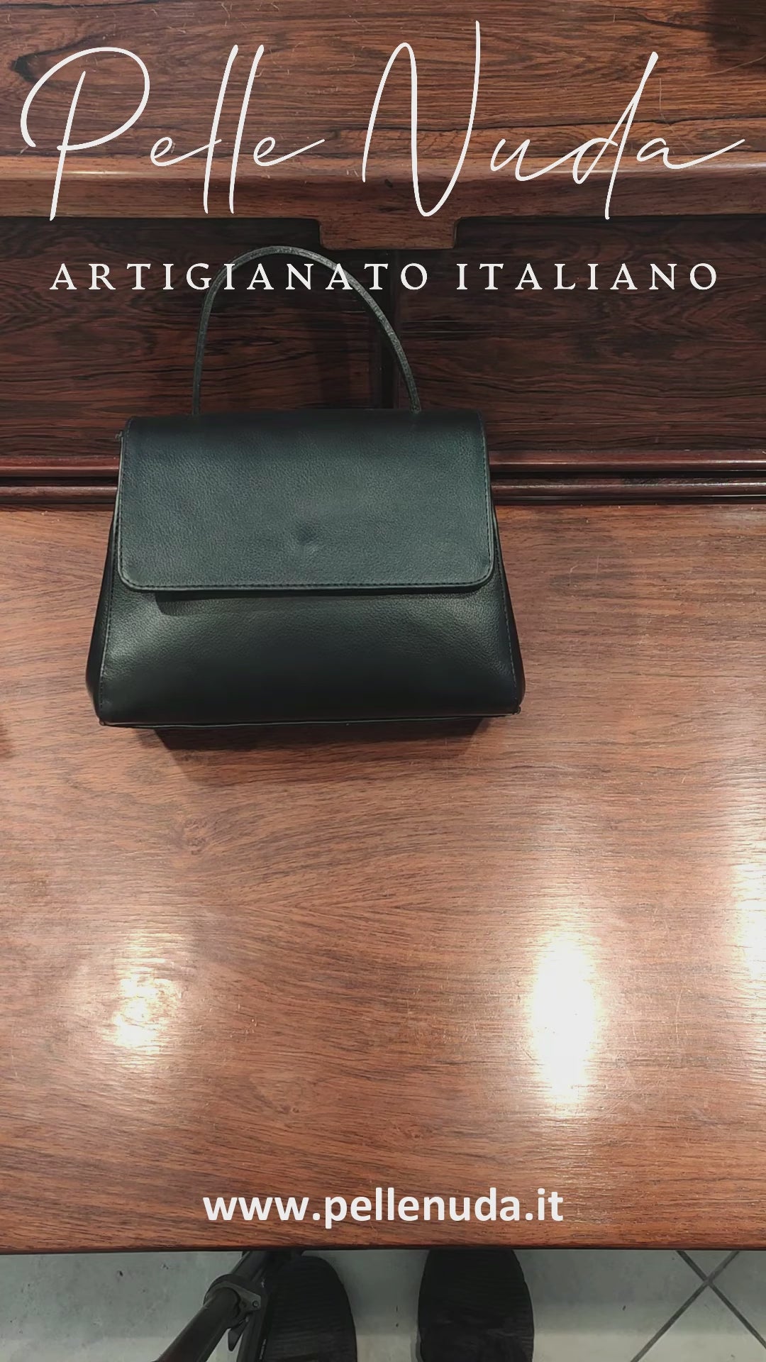 Borsa donna, borsa in pelle, vera pelle, Amor Nero, artigianato italiano, Pelletteria Pelle Nuda Milano