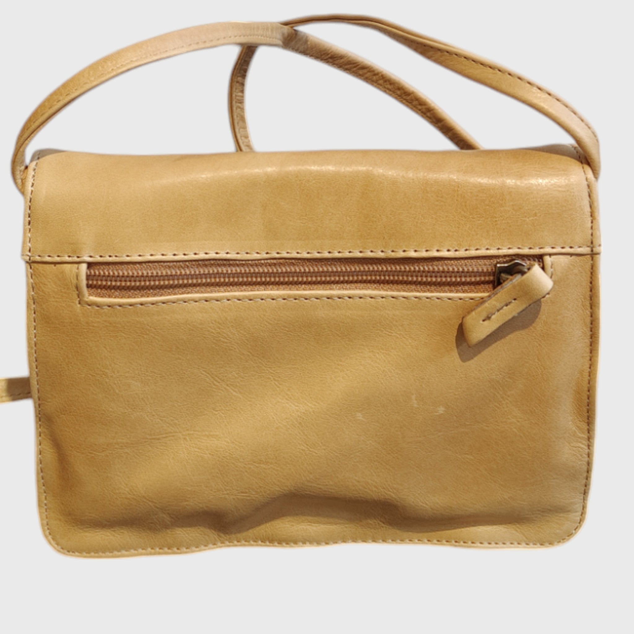Pelletteria Pelle Nuda Milano, Artigianato italiano, vera pelle, borsa donna, 3 soffietti beige