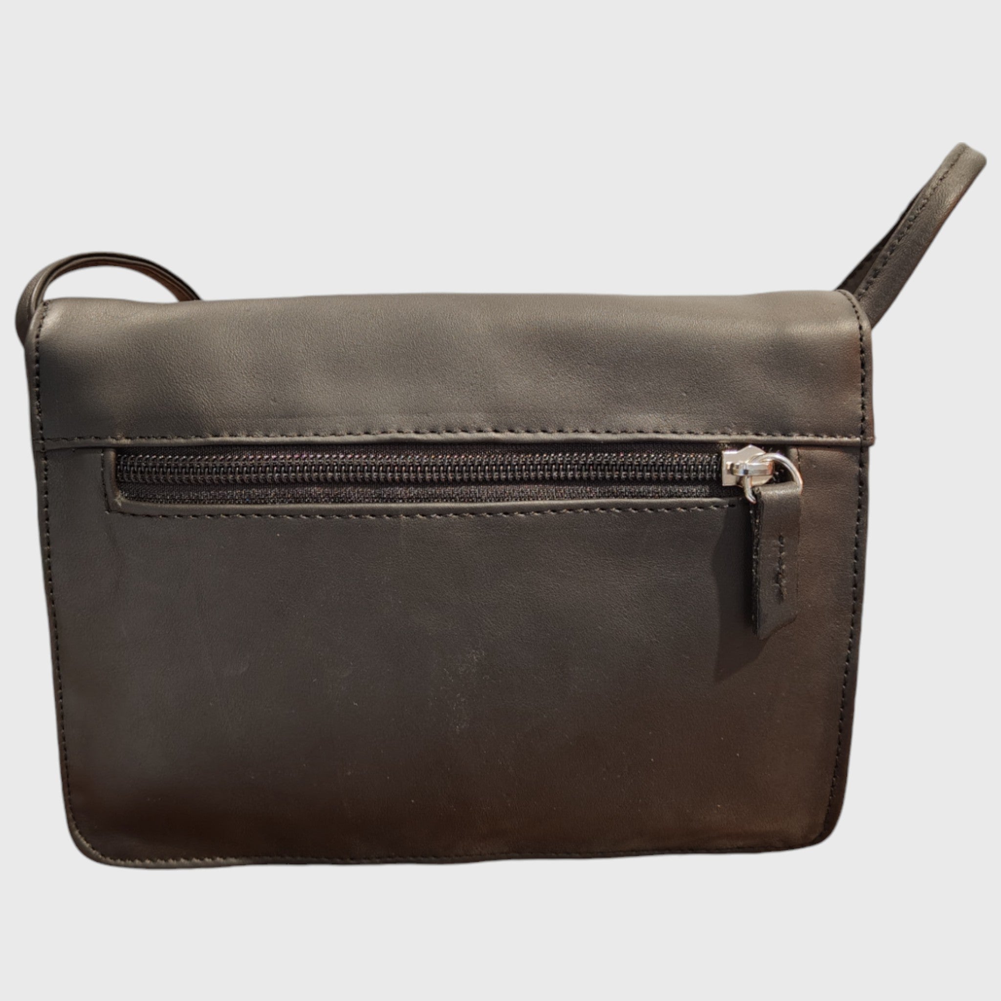Pelletteria Pelle Nuda Milano, Artigianato Italiano, vera pelle, borsa donna, Tre soffietti nero