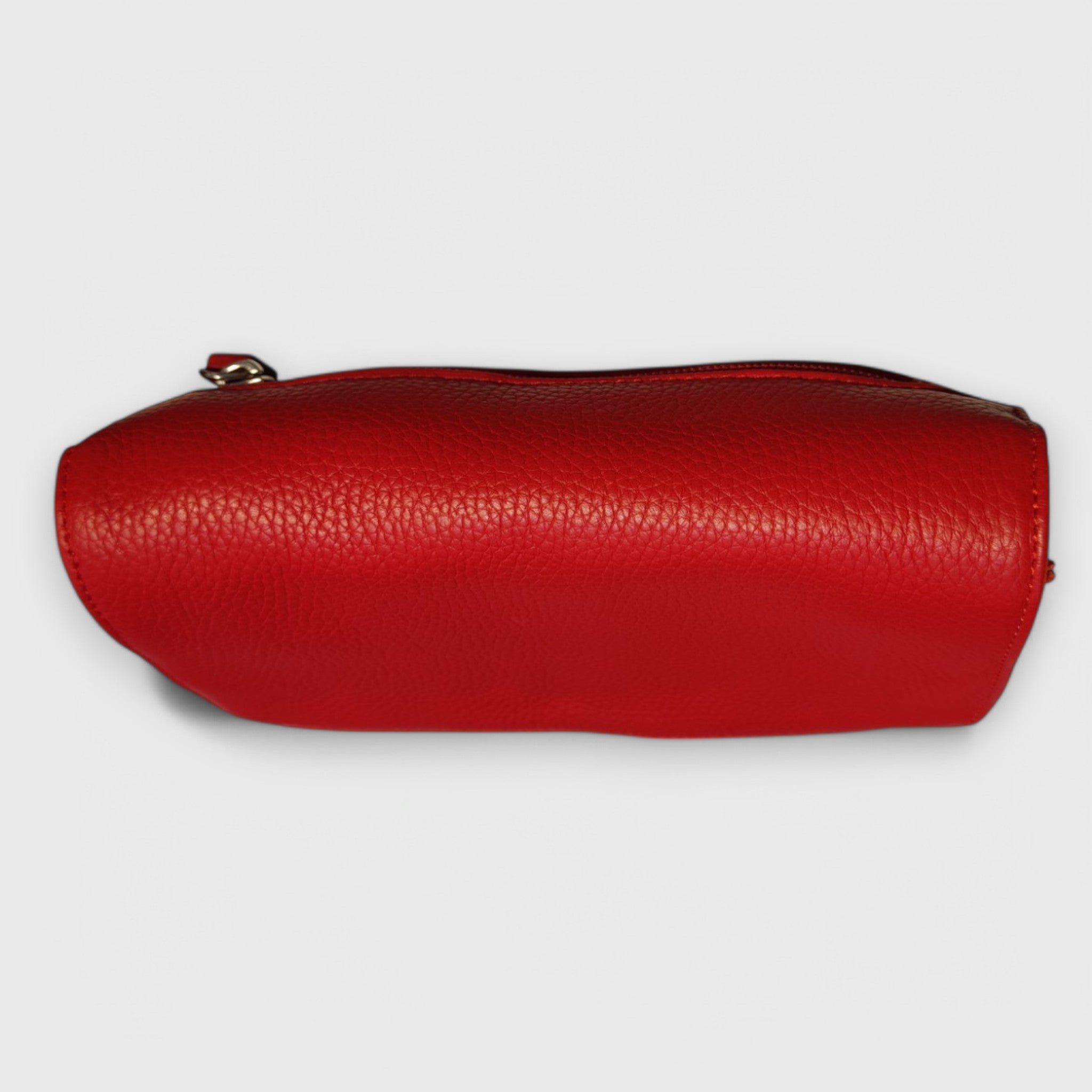 Pelletteria Pelle Nuda Milano, Artigianato italiano, Negozio borse donna, Vera pelle, Tre soffietti rosso