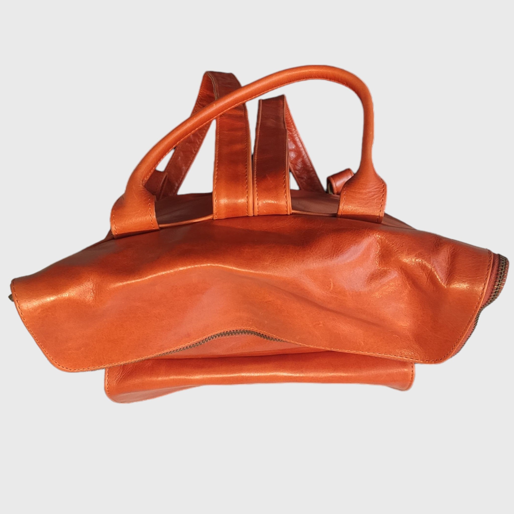 Pelletteria Pelle Nuda Milano, Vera pelle, zaino donna uomo, artigianato italiano