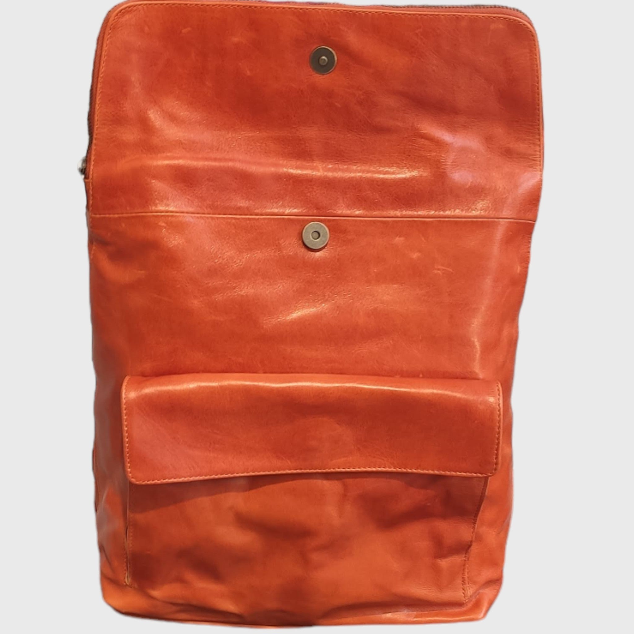 Pelletteria Pelle Nuda Milano, Vera pelle, zaino donna uomo, artigianato italiano