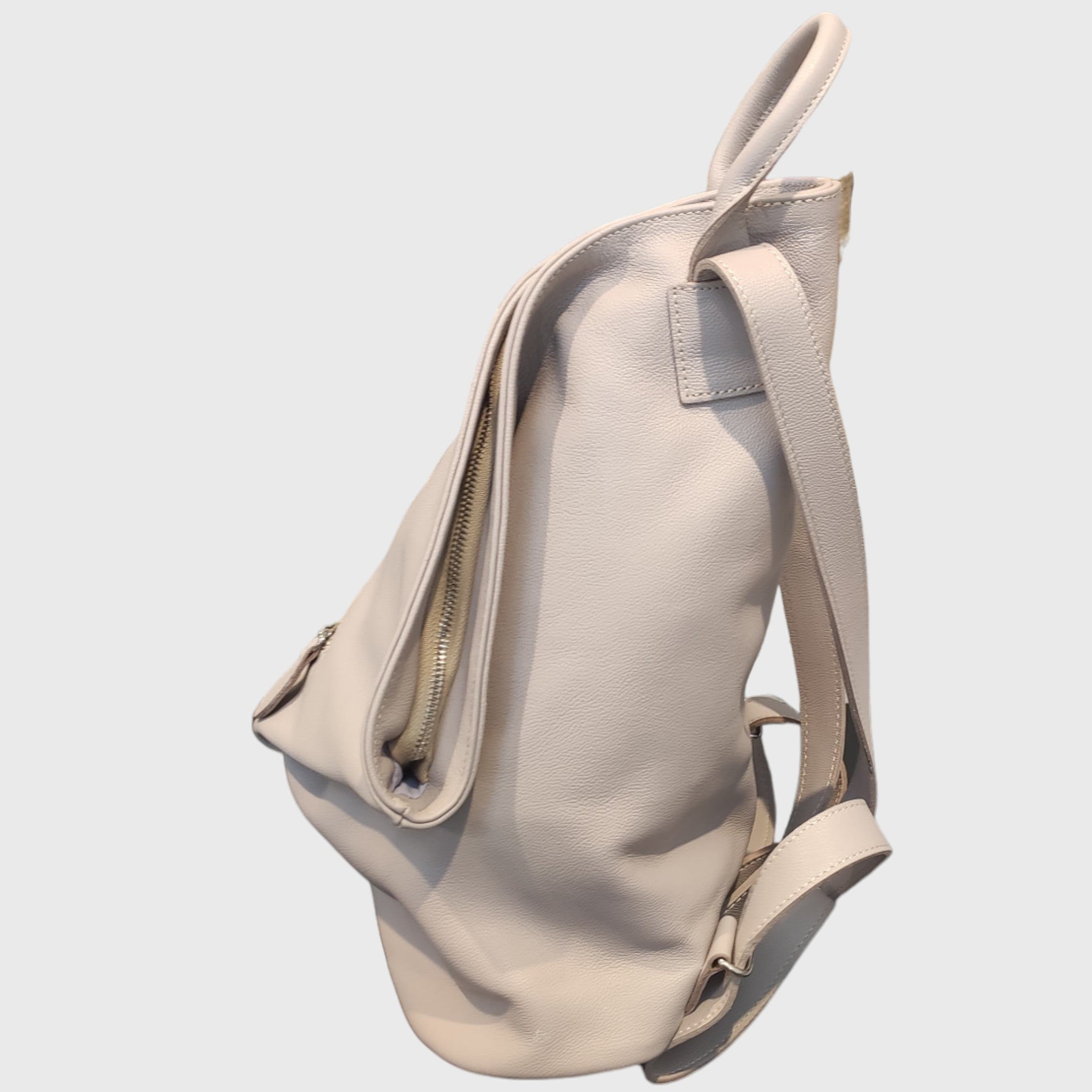 Zaino Cono, Borsa zaino, Pelletteria Pelle Nuda Milano, Artigianato italiano, vera pelle