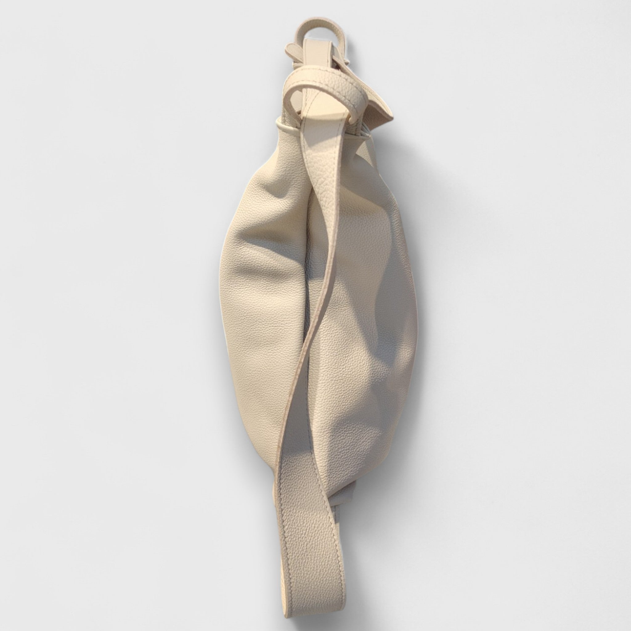 Pelletteria Pelle Nuda Milano, Artigianato Italiano, Vera pelle, Negozio borse donna, Zaino Roma beige