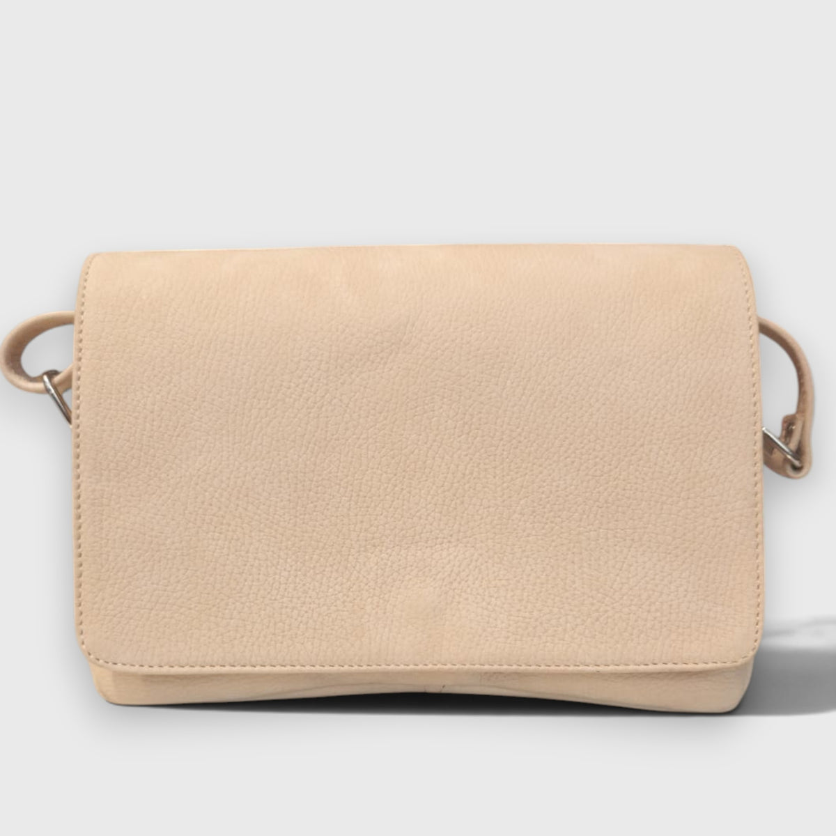 Pelletteria Pelle Nuda Milano, vera pelle italiana, Negozio borse donna, AIda nabuk beige